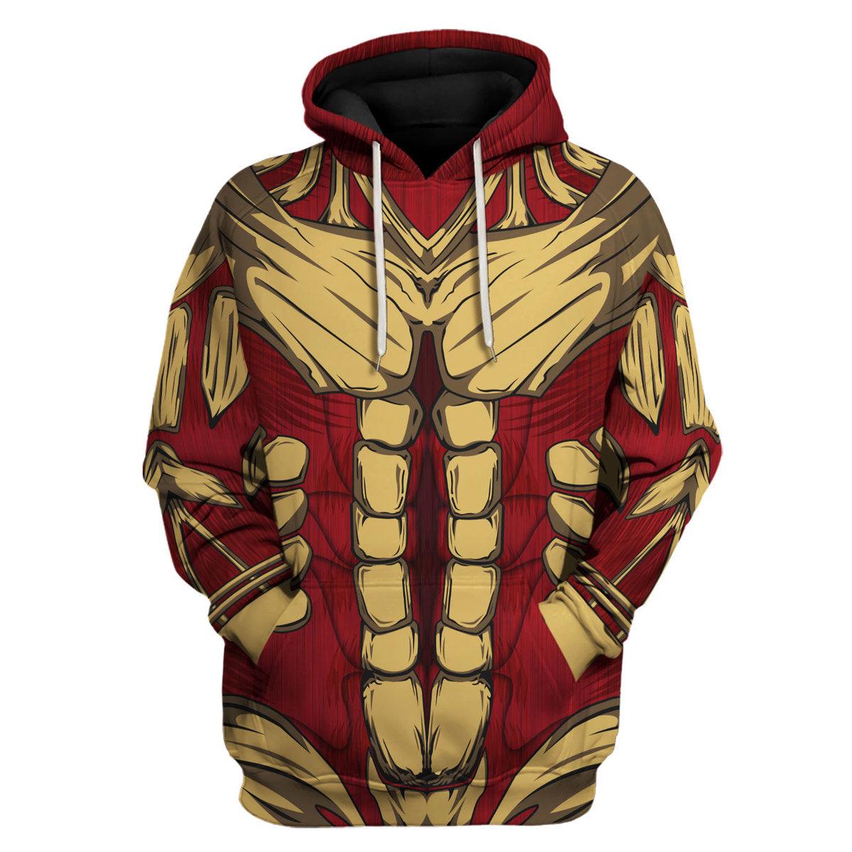 YMskins Armored Titan Costume Hoodie Sweatshirt T-Shirt Sweatpants