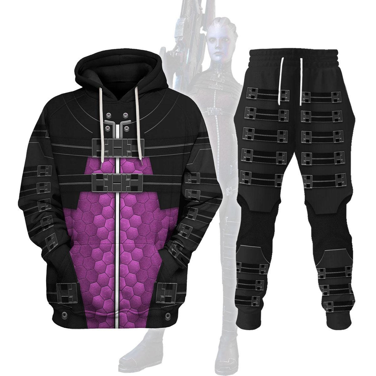Gearhomie Asari Armor Hoodie Sweatshirt T-shirt Sweatpants Outfit Cosplay Costumes - Gearhomie.com