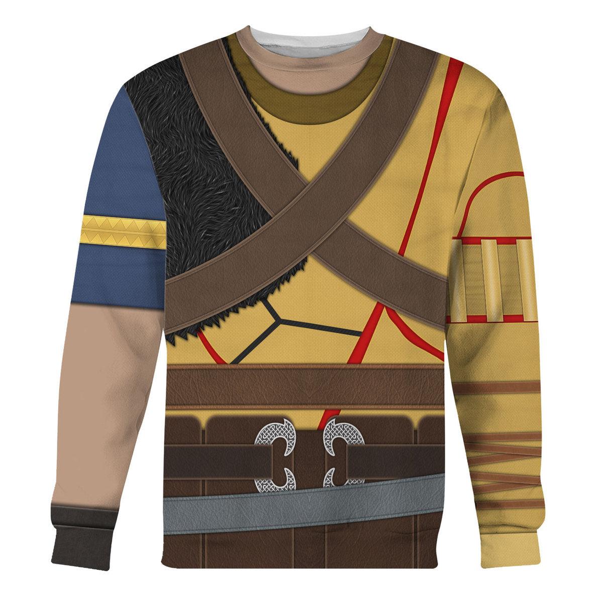 Gearhomie Atreus Costume Hoodie Sweatshirt T-Shirt Sweatpants - Gearhomie.com