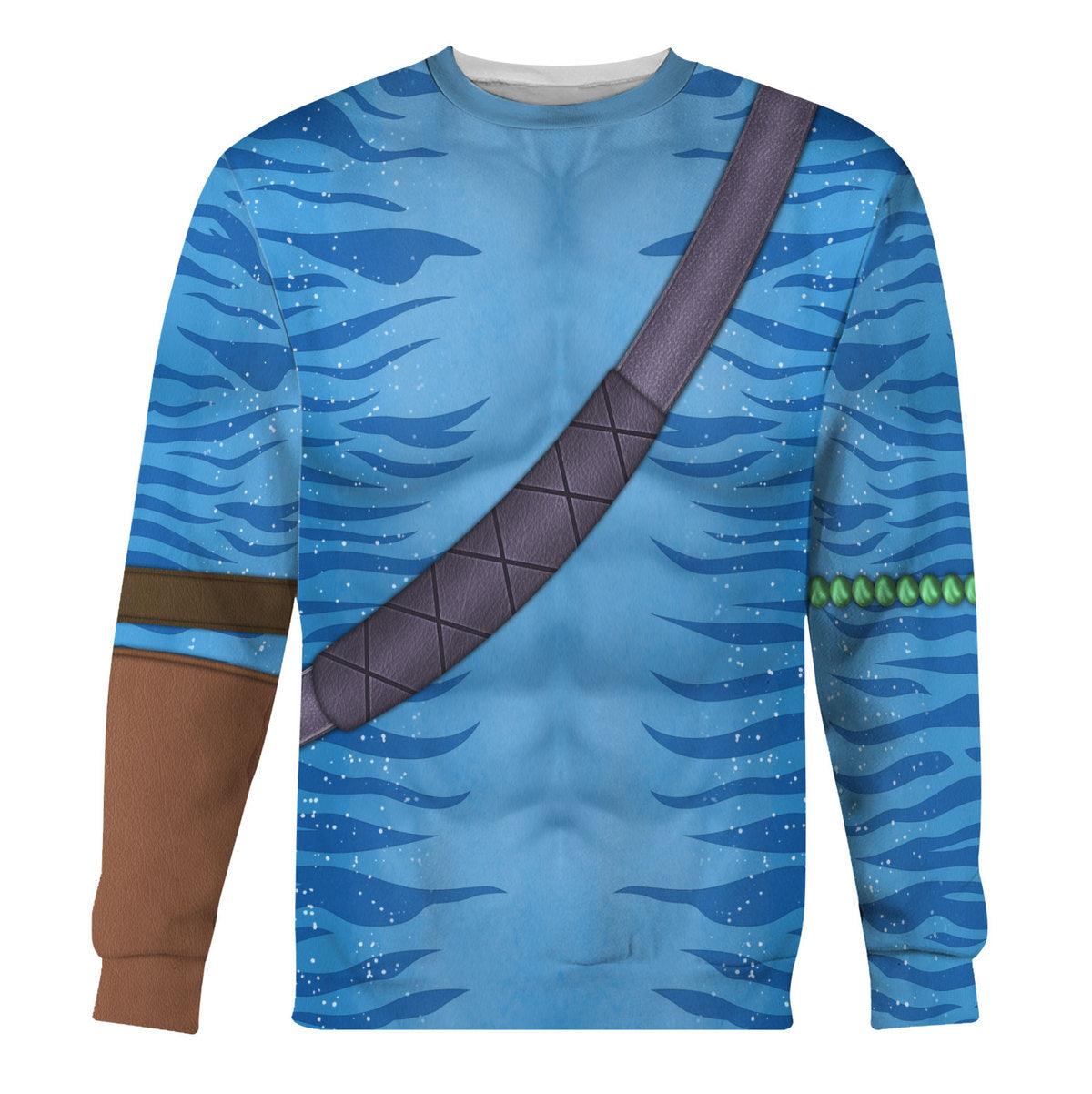 Gearhomie Avatar Jake Cosplay Costume Hoodie Sweatshirt T-Shirt Tracksuit - Gearhomie.com