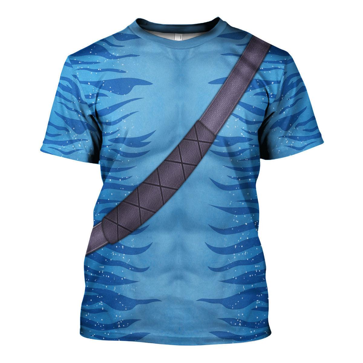 Gearhomie Avatar Jake Cosplay Costume Hoodie Sweatshirt T-Shirt Tracksuit - Gearhomie.com