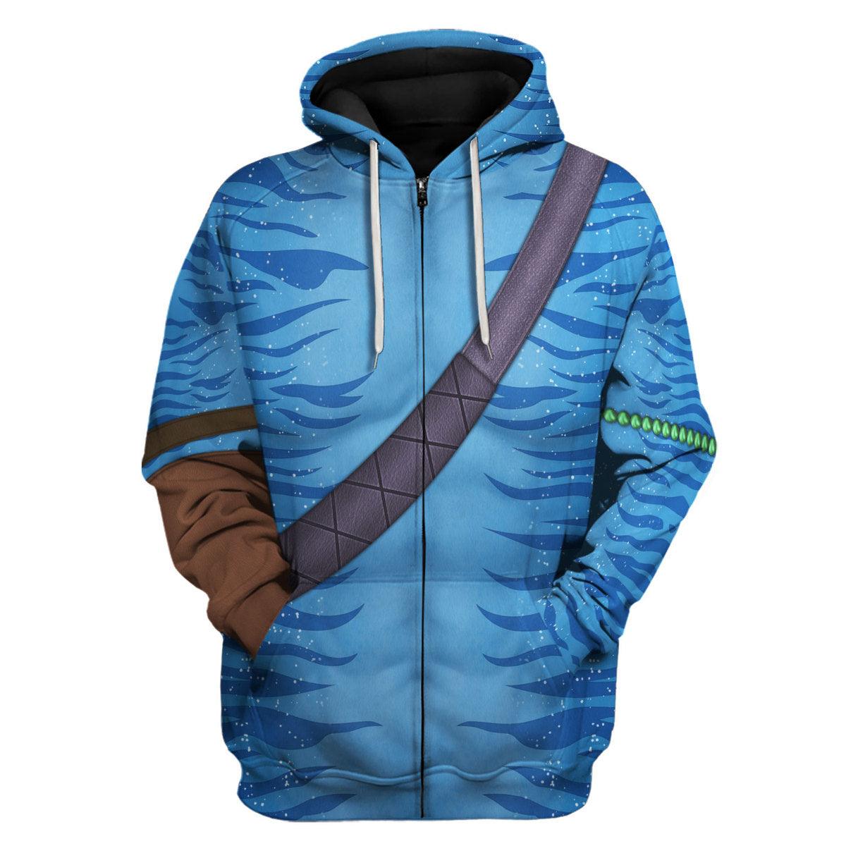 Gearhomie Avatar Jake Cosplay Costume Hoodie Sweatshirt T-Shirt Tracksuit - Gearhomie.com