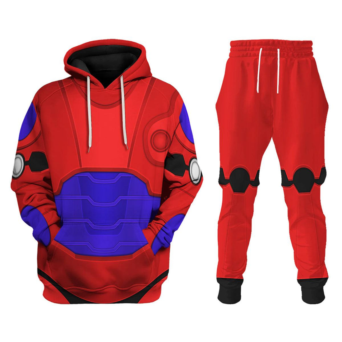CustomsPig Baymax Super Armor Cosplay Costume Hoodie Sweatshirt T-Shirt Sweatpants - CustomsPig.com