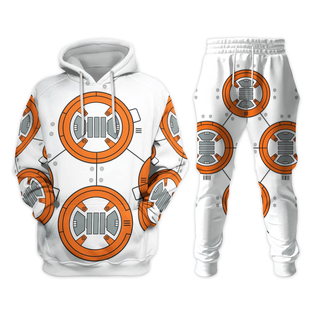 Gearhomie BB 8 Robot Costume Hoodie Sweatshirt T-Shirt Sweatpants - Gearhomie.com