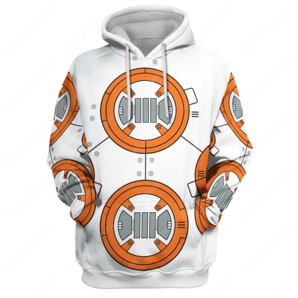 Gearhomie BB 8 Robot Costume Hoodie Sweatshirt T-Shirt Sweatpants - Gearhomie.com