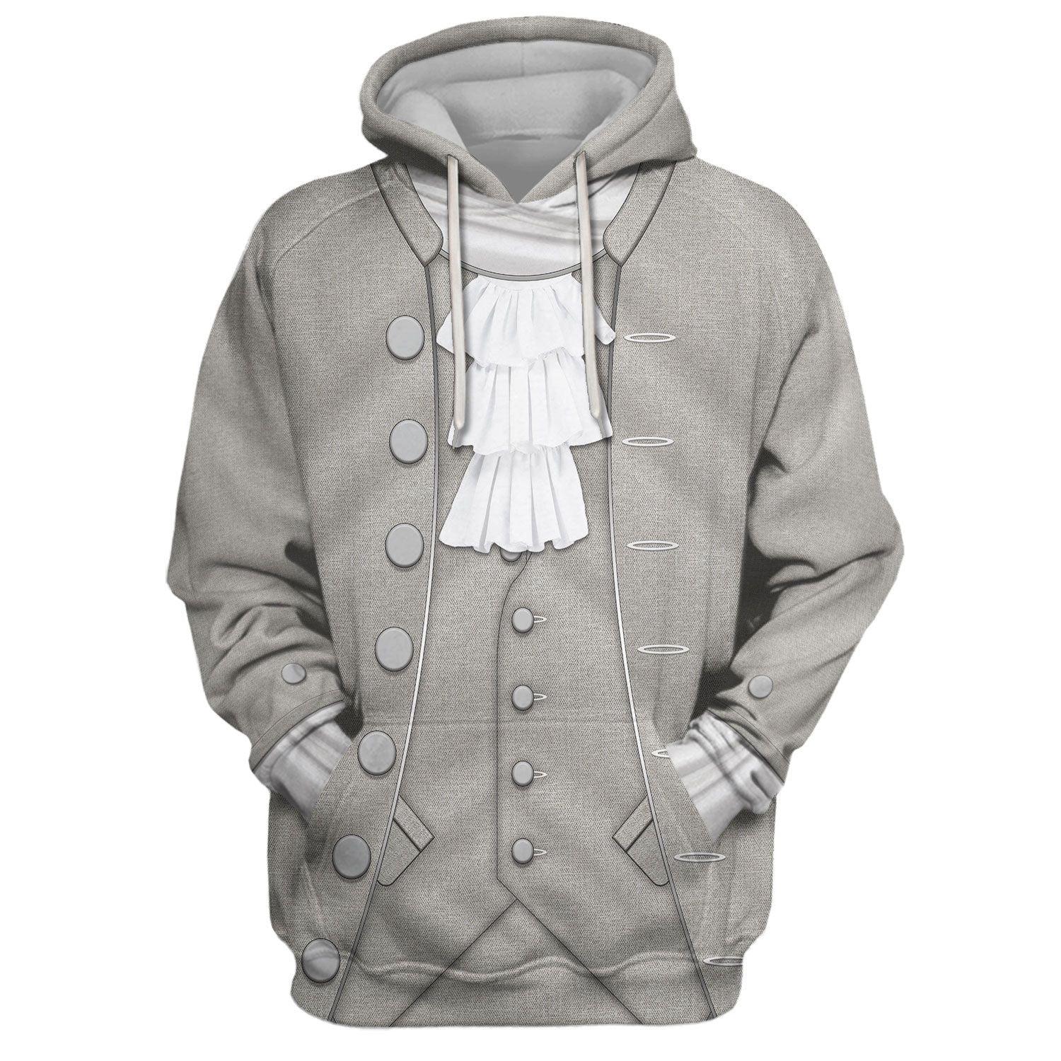 Gearhomie Benjamin Franklin Founding Father of the United States Costume Hoodie Sweatshirt T-Shirt Tracksuit - Gearhomie.com