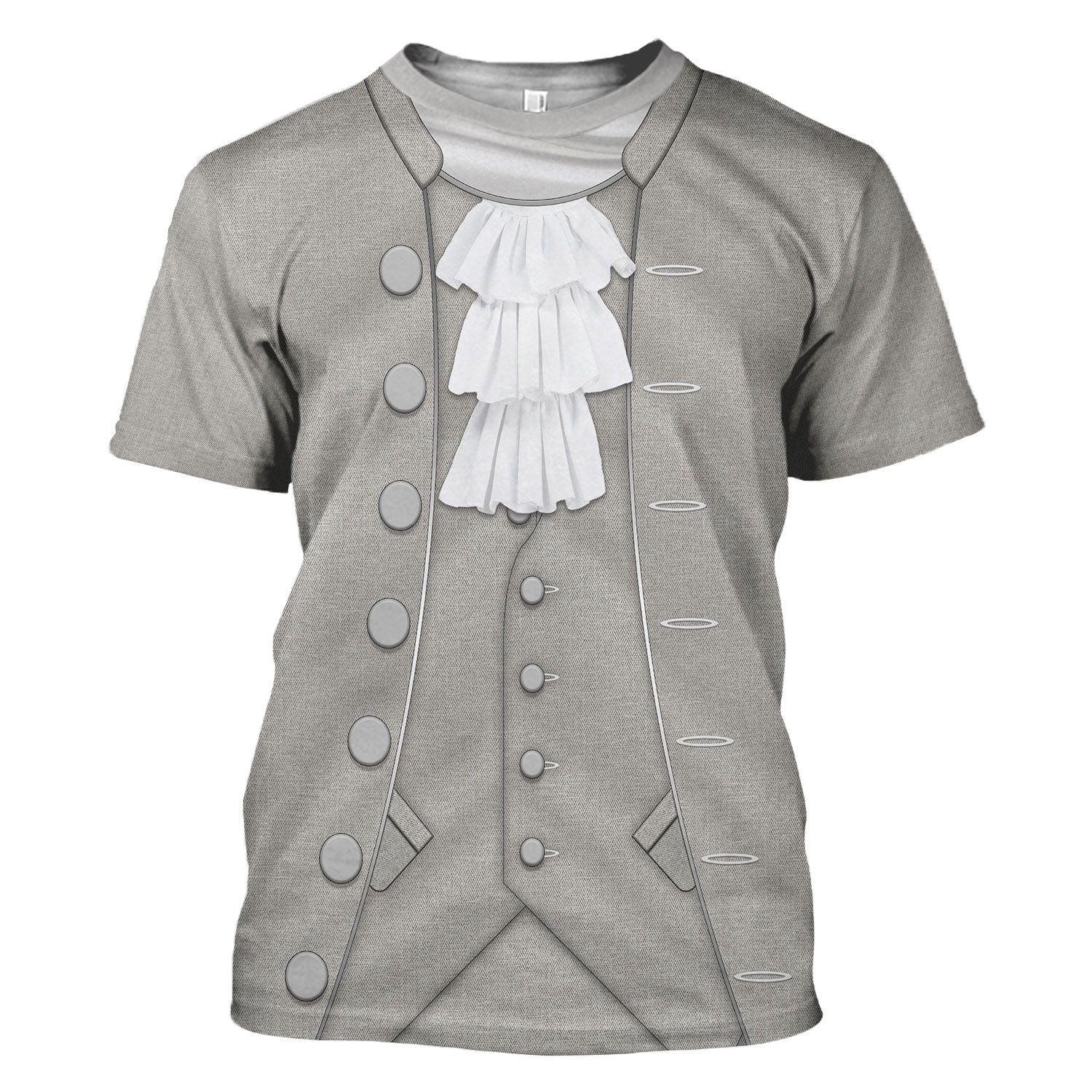 Gearhomie Benjamin Franklin Founding Father of the United States Costume Hoodie Sweatshirt T-Shirt Tracksuit - Gearhomie.com