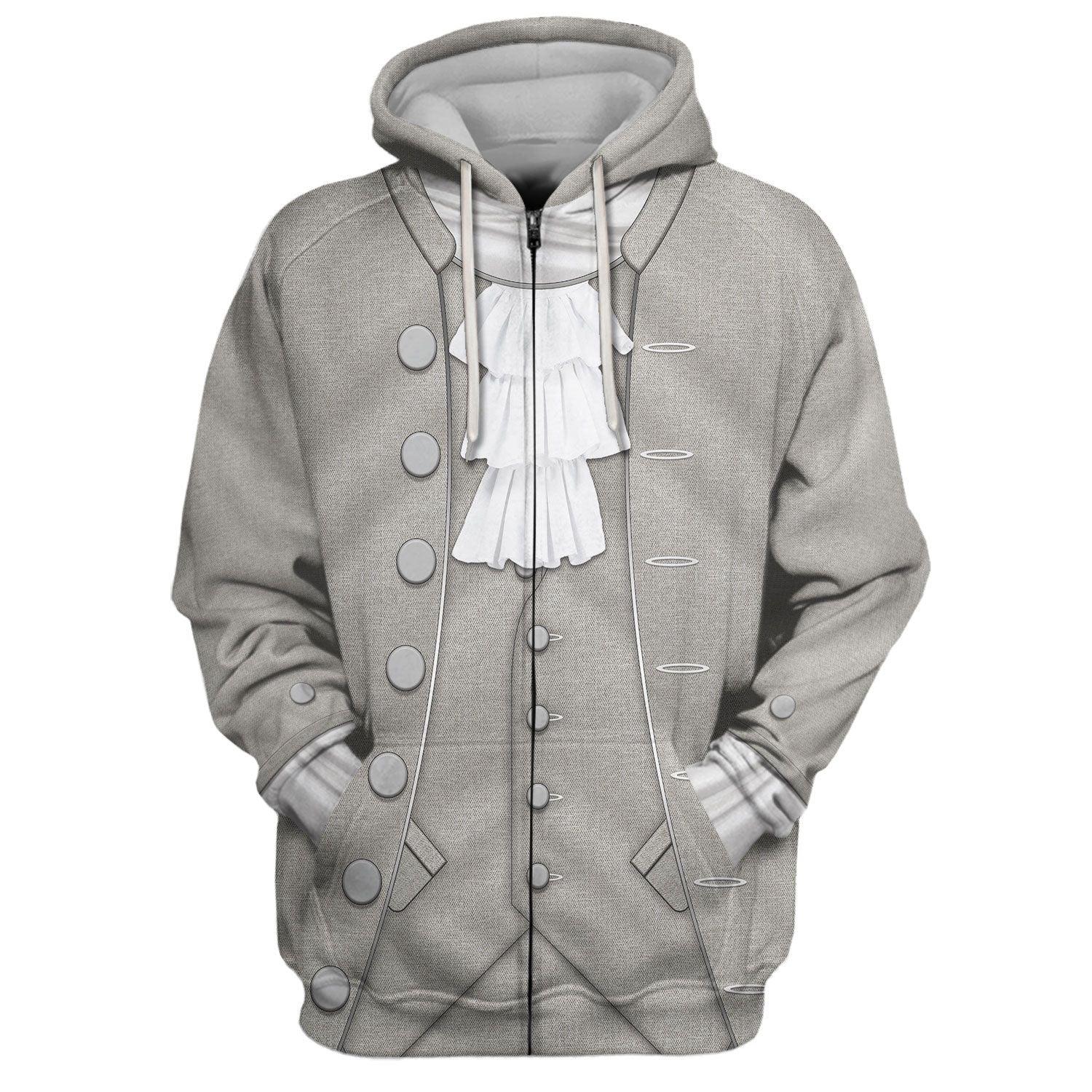 Gearhomie Benjamin Franklin Founding Father of the United States Costume Hoodie Sweatshirt T-Shirt Tracksuit - Gearhomie.com