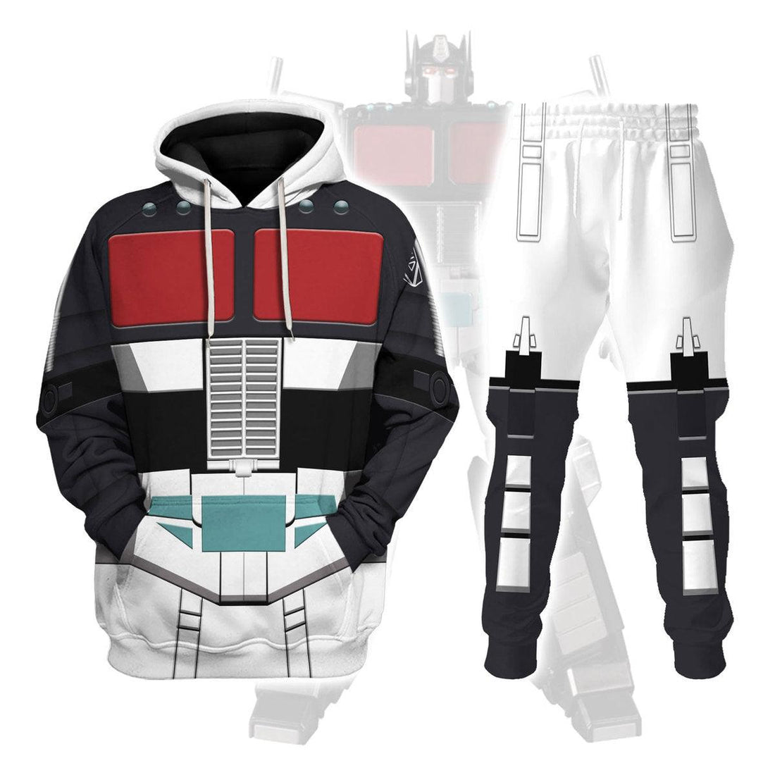 Gearhomie Black Convoy Costume Cosplay Hoodie Tracksuit - Gearhomie.com