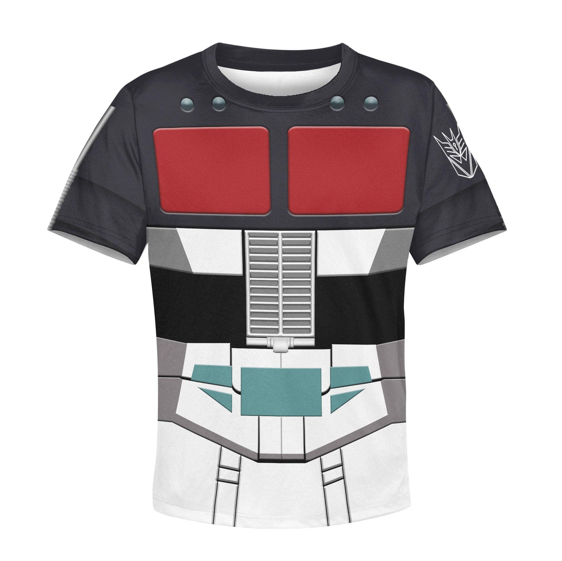 Gearhomie Black Convoy Kid Costume Cosplay Hoodie Sweatshirt T-Shirt - Gearhomie.com