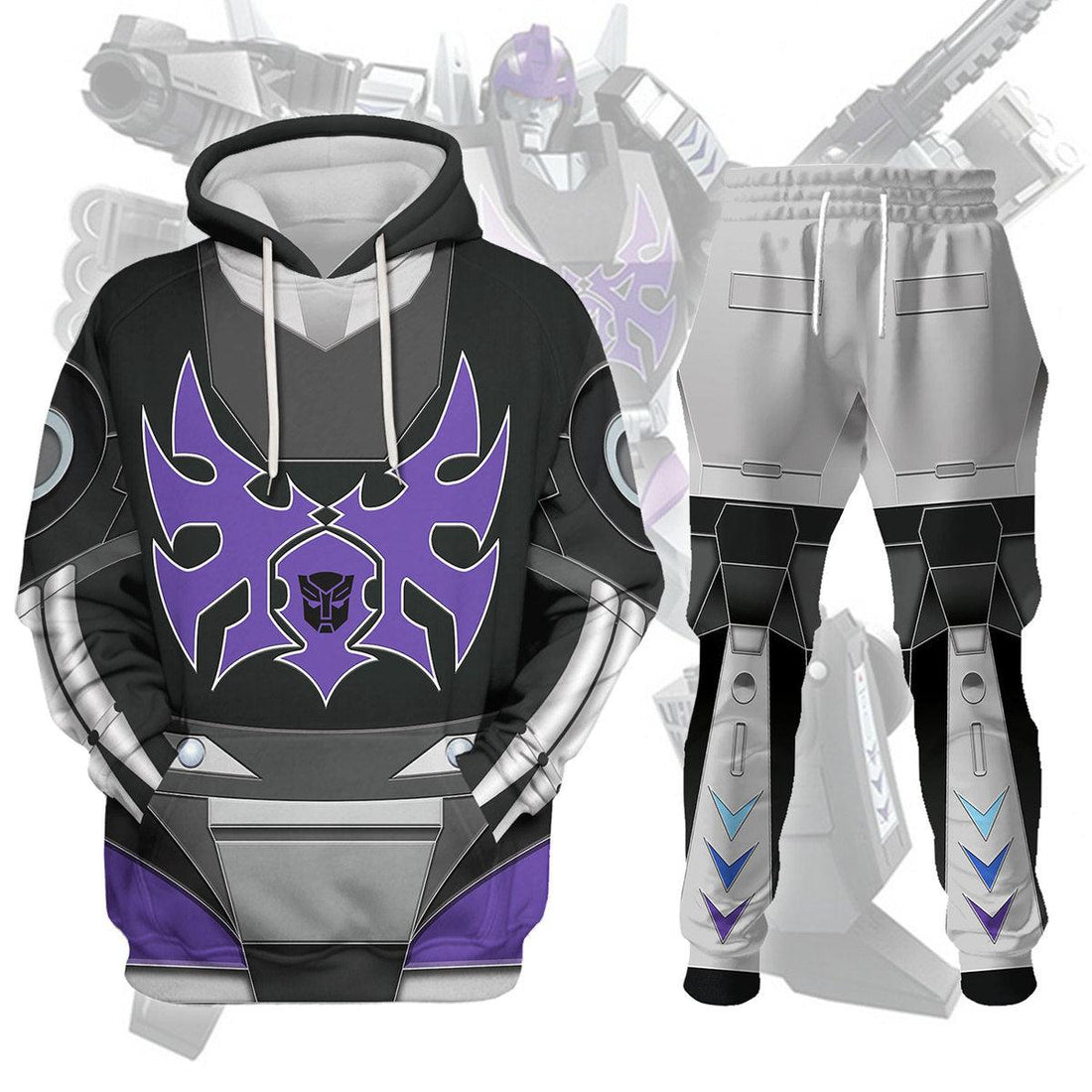 Gearhomie Black Hot Rodimus Costume Cosplay Hoodie Tracksuit - Gearhomie.com
