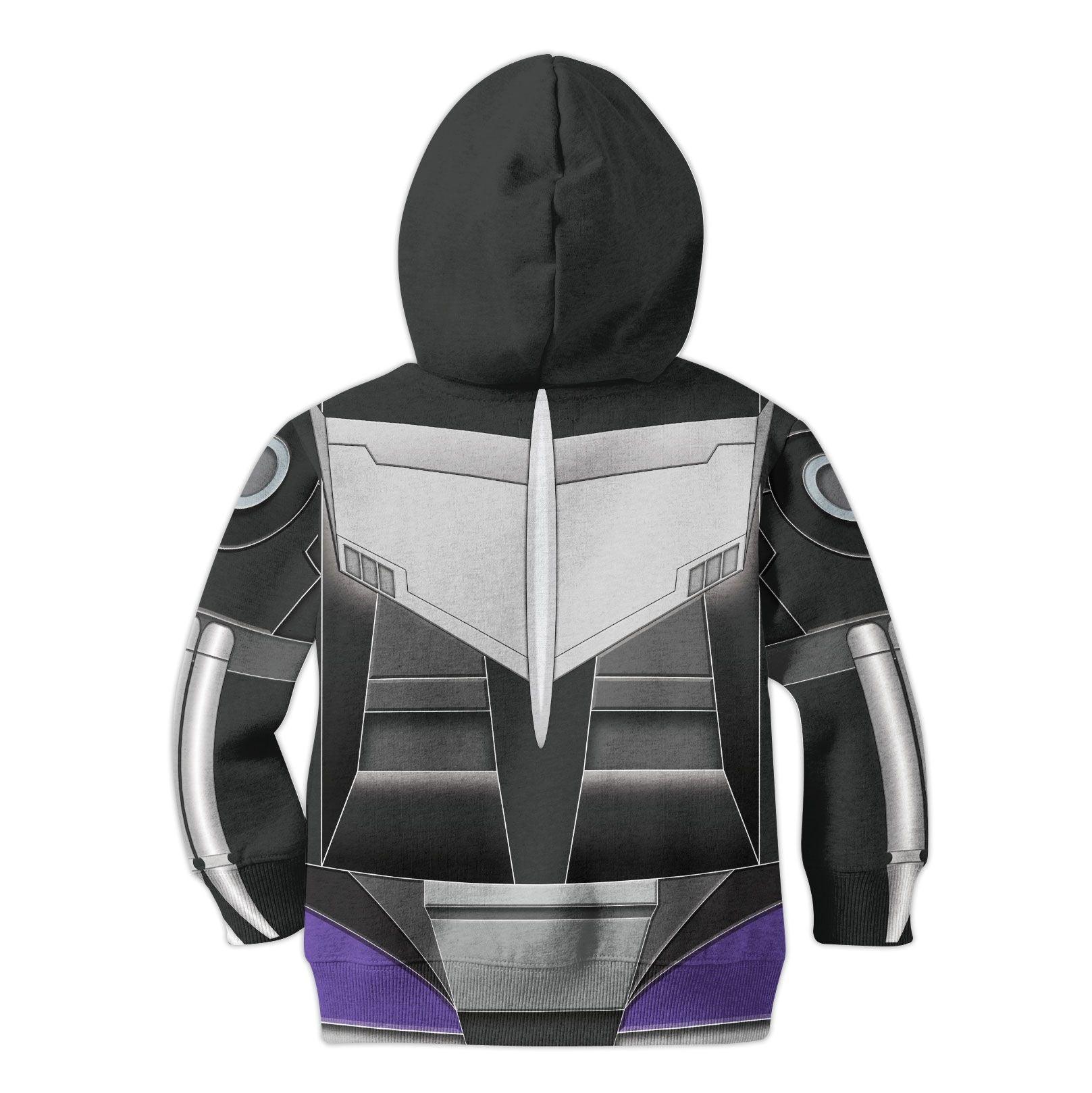  CustomsPig Black Hot Rodimus Kid Costume Cosplay Hoodie Sweatshirt T-Shirt -  CustomsPig.com