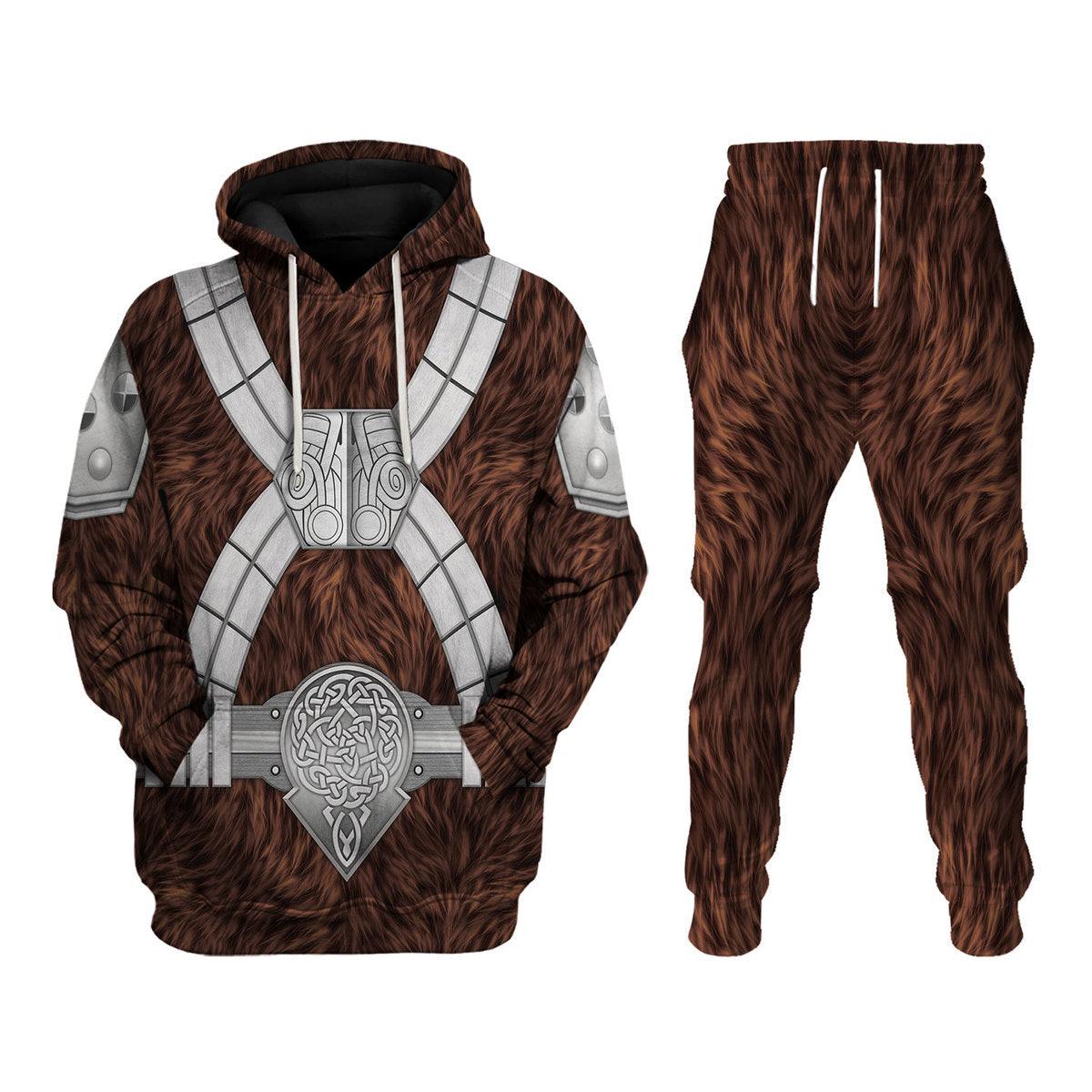Gearhomie Black Krrsantan, Brown Costume Hoodie Sweatshirt T-Shirt Sweatpants - Gearhomie.com