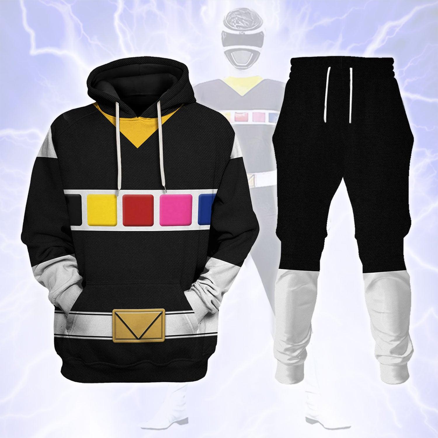 Gearhomie Black Space Ranger Hoodies Sweatshirt T-shirt Hawaiian Tracksuit - Gearhomie.com