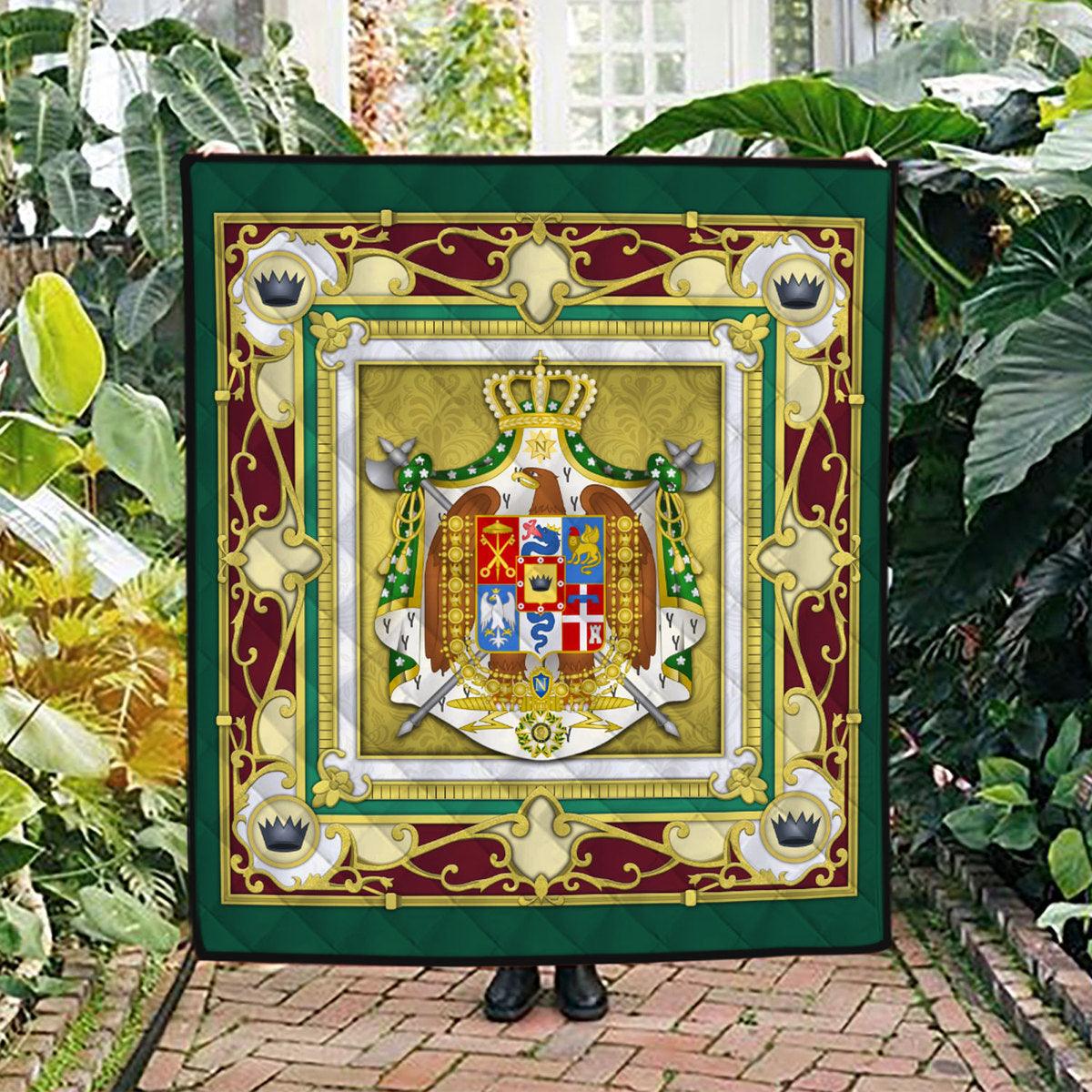 Oodiegang Blanket Kingdom of Italy (Napoleonic) Coat of Arms Quilt - Oodiegang.com
