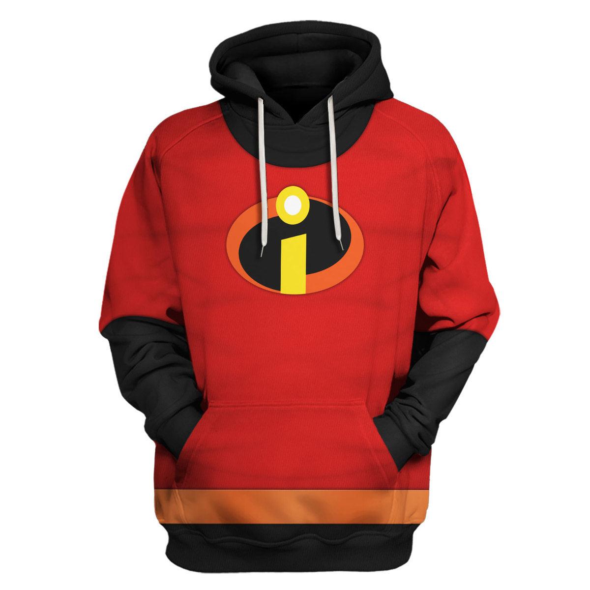 Gearhomie Bob Parr Costume Hoodie Sweatshirt T-Shirt Tracksuit - Gearhomie.com