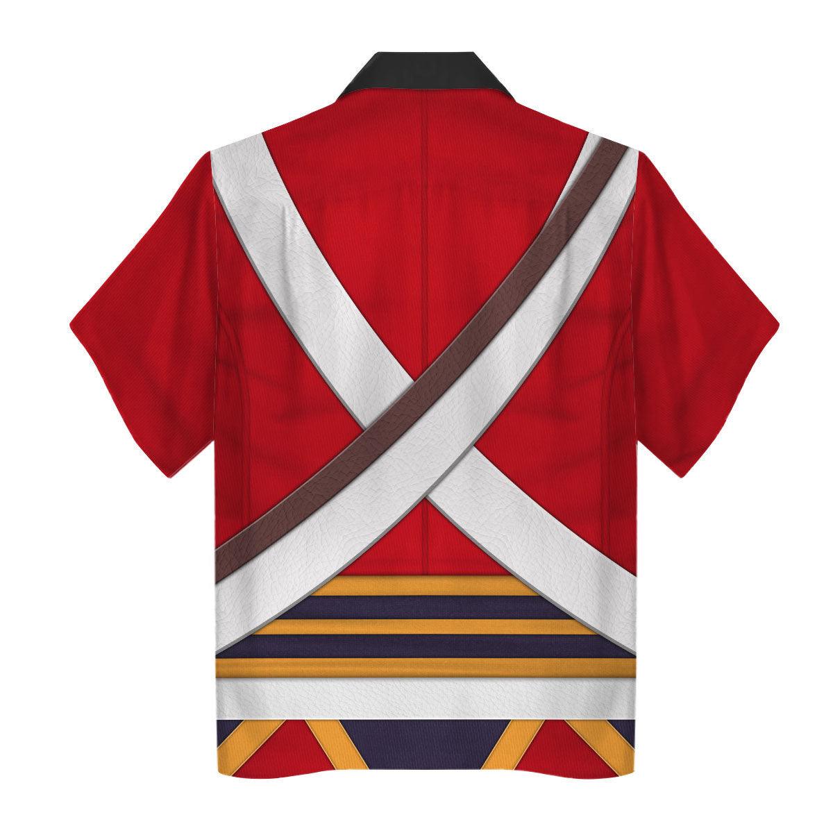 Gearhomie British 2nd Heavy Dragoon-Scots Greys-Campaign Dress (1812-1815) Uniform All Over Print Hoodie Sweatshirt T-Shirt Tracksuit - Gearhomie.com