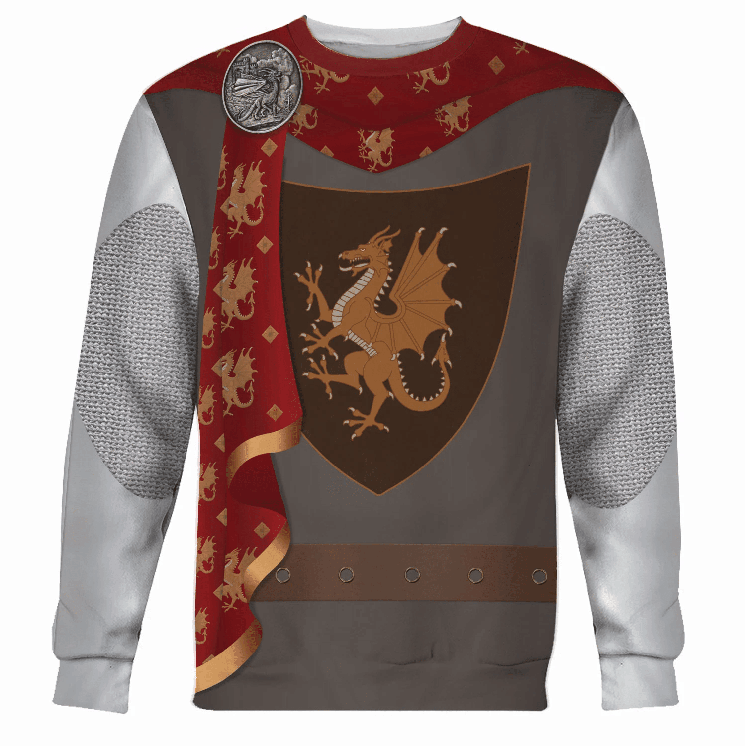 Gearhomie British King Arthur Arthur Pendragon Costume Hoodie Sweatshirt T-Shirt Tracksuit - Gearhomie.com