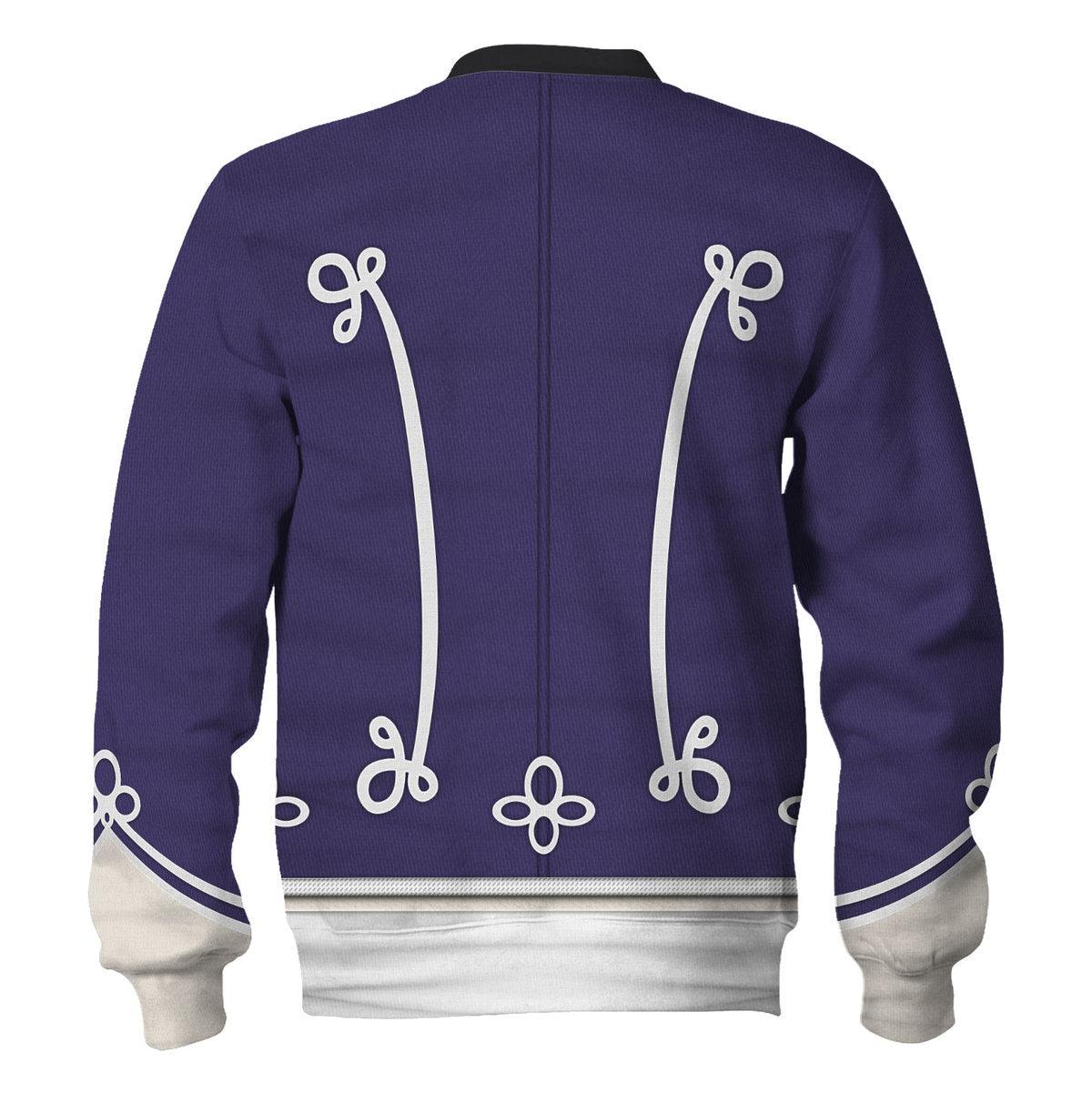 Gearhomie British Light Dragoon-Officer (1796-1802) Uniform All Over Print Hoodie Sweatshirt T-Shirt Tracksuit - Gearhomie.com