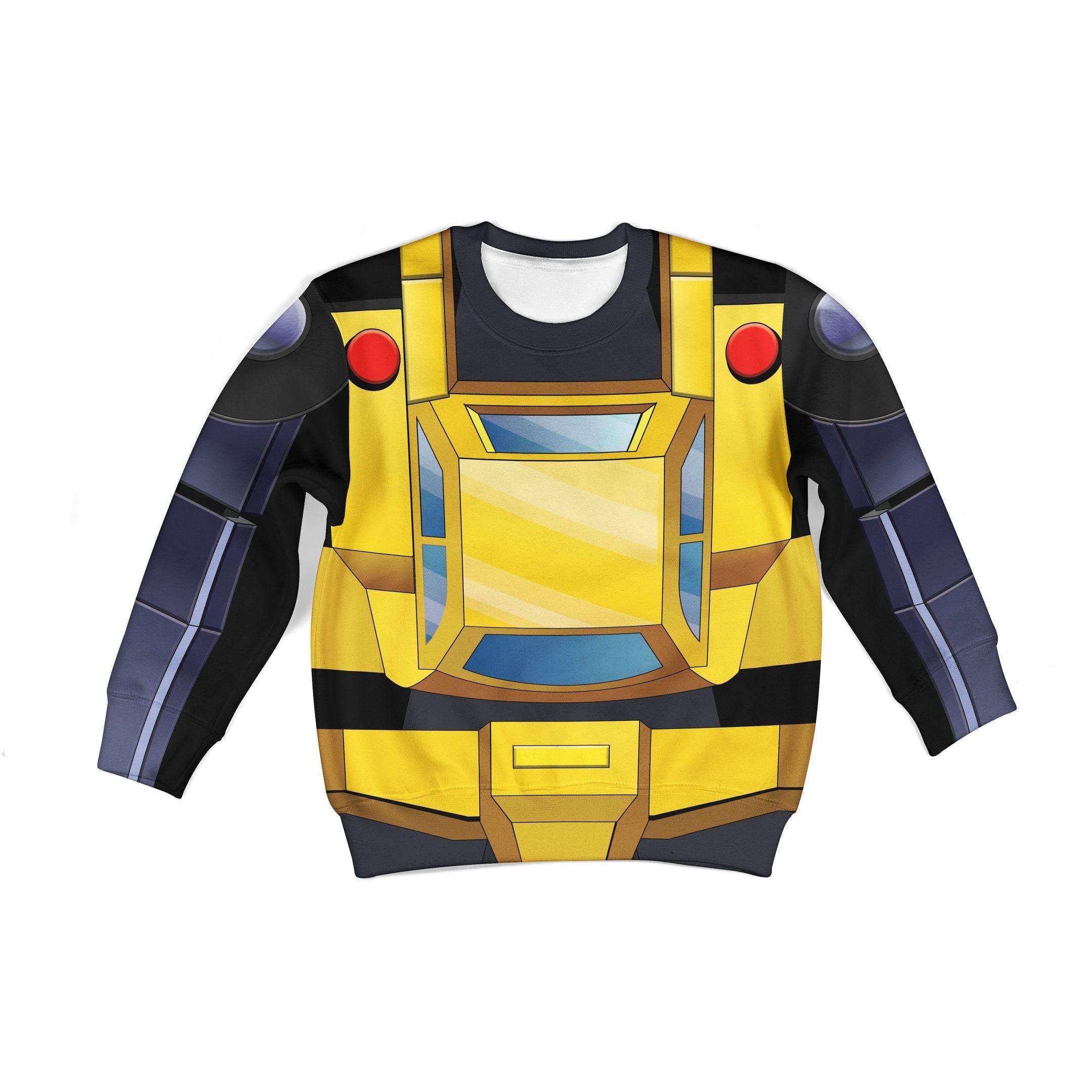  CustomsPig Bumblebee Kid Costume Cosplay Hoodie Sweatshirt T-Shirt -  CustomsPig.com