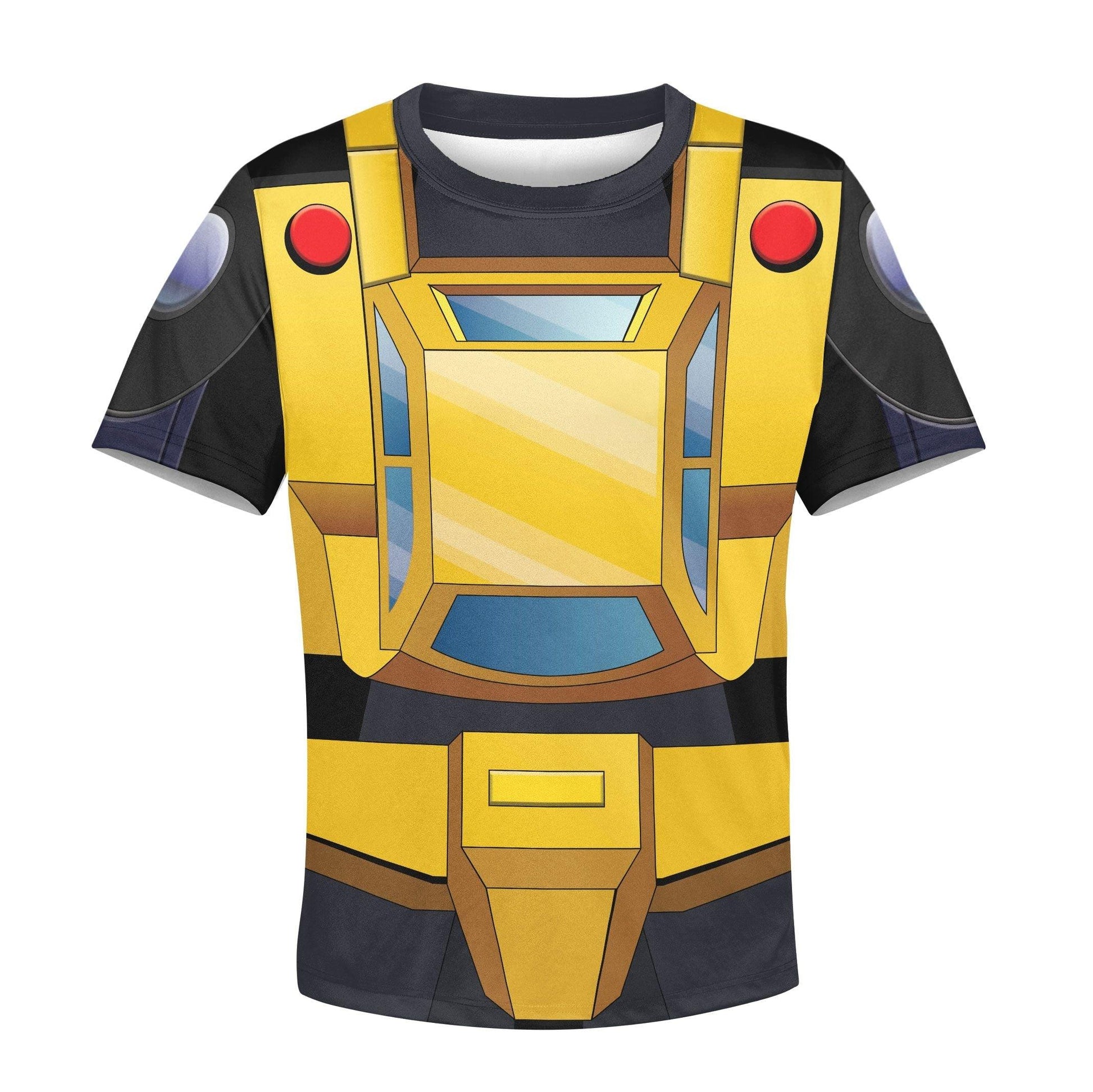 Gearhomie Bumblebee Kid Costume Cosplay Hoodie Sweatshirt T-Shirt - Gearhomie.com