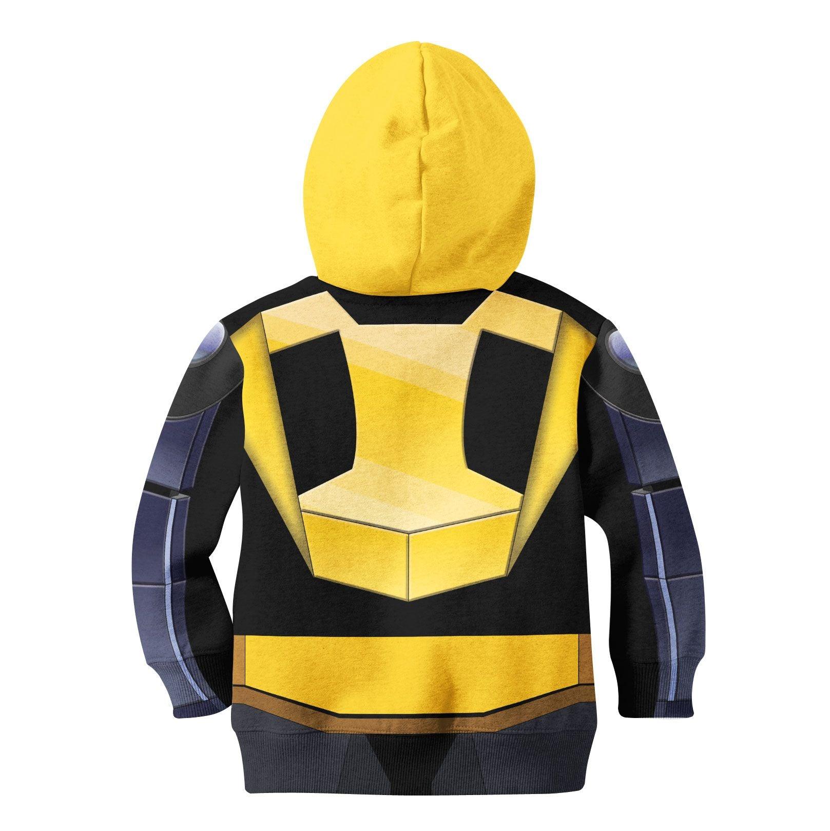  CustomsPig Bumblebee Kid Costume Cosplay Hoodie Sweatshirt T-Shirt -  CustomsPig.com