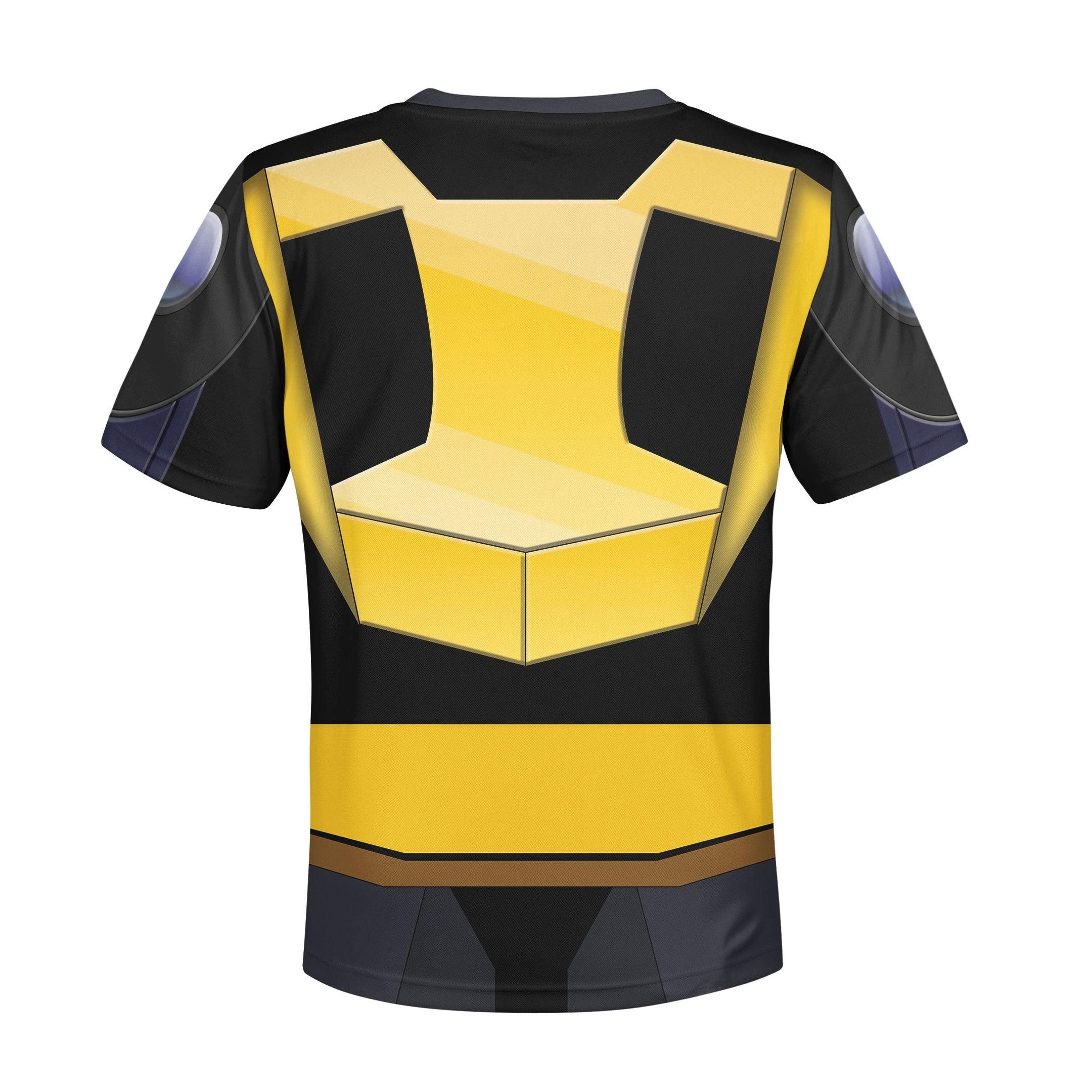  CustomsPig Bumblebee Kid Costume Cosplay Hoodie Sweatshirt T-Shirt -  CustomsPig.com