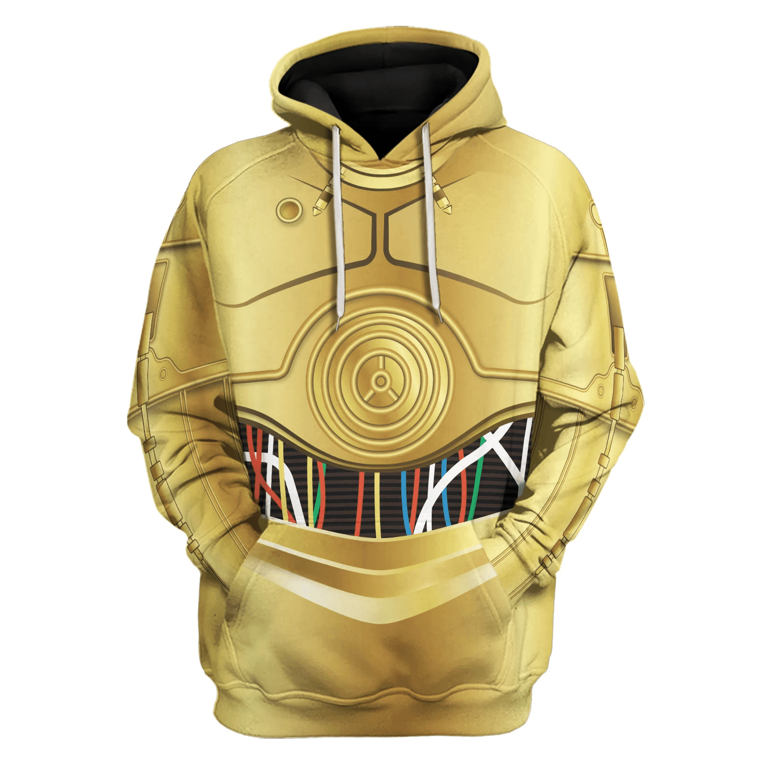 Gearhomie C-3PO Costume Hoodie Sweatshirt T-Shirt Sweatpants - Gearhomie.com
