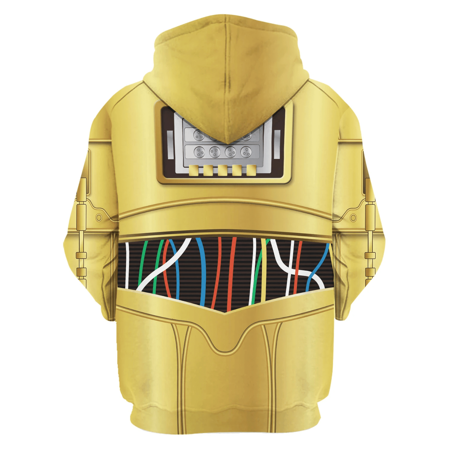 Gearhomie C-3PO Costume Hoodie Sweatshirt T-Shirt Sweatpants - Gearhomie.com