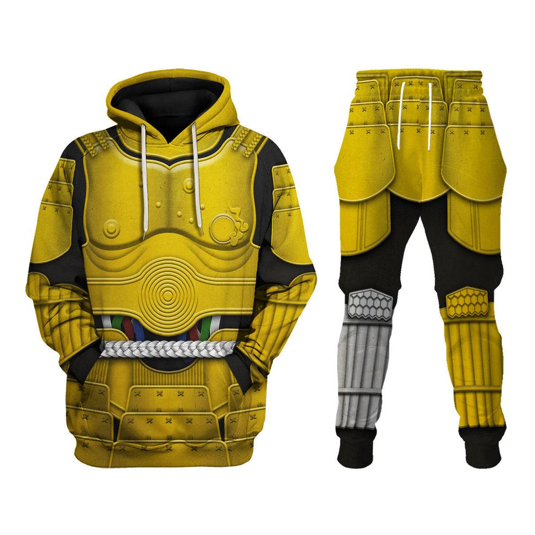  CustomsPig C-3PO Samurai Costume Hoodie Sweatshirt T-Shirt Sweatpants -  CustomsPig.com