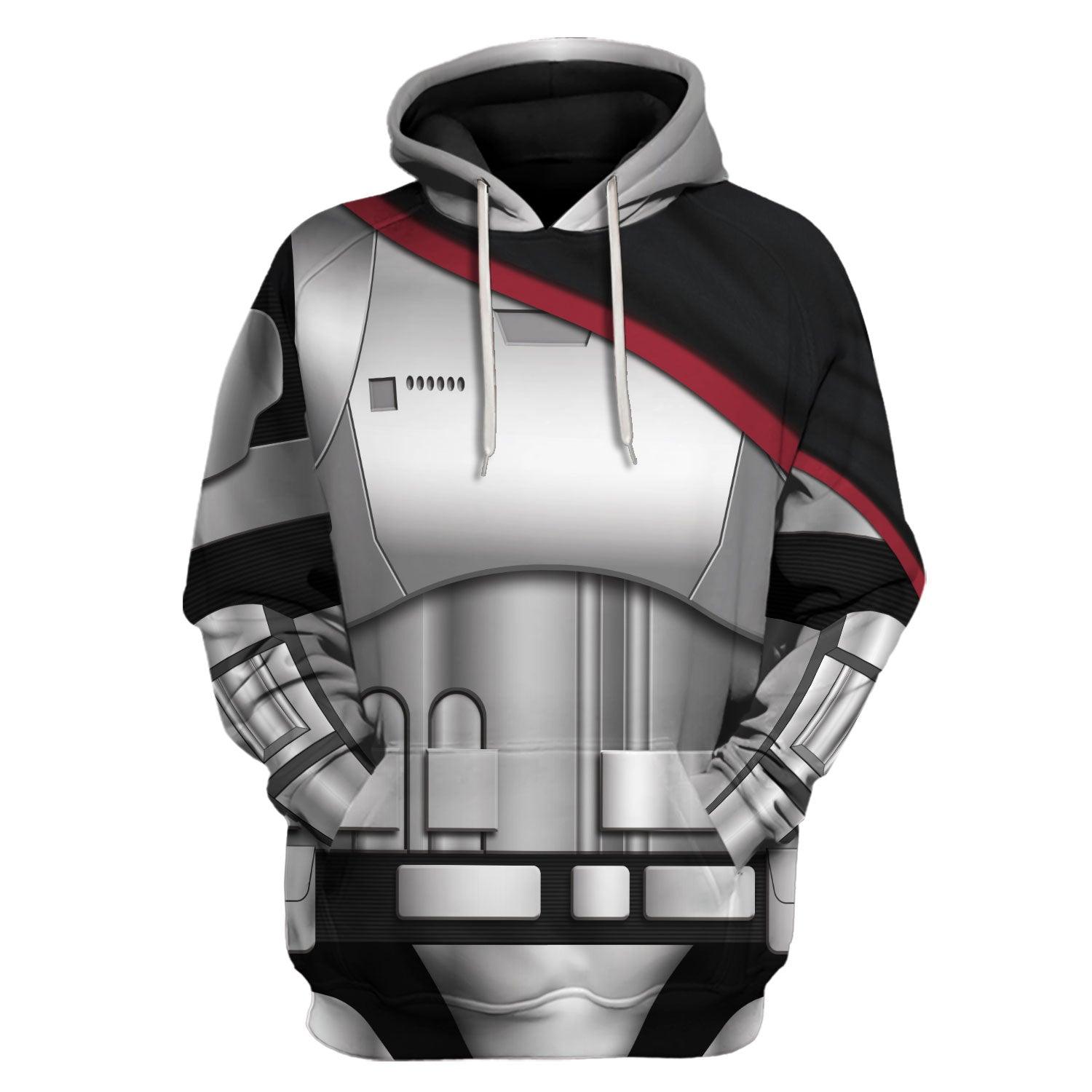 YMskins Captain Phasma's Armor Costume Hoodie Sweatshirt T-Shirt Sweatpants