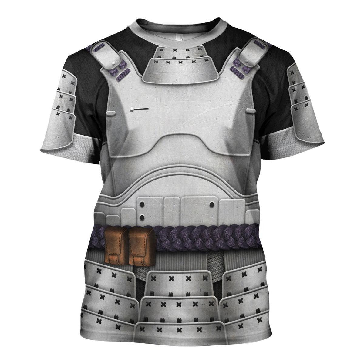 Gearhomie Captain Phasma Samurai Costume Hoodie Sweatshirt T-Shirt Sweatpants - Gearhomie.com