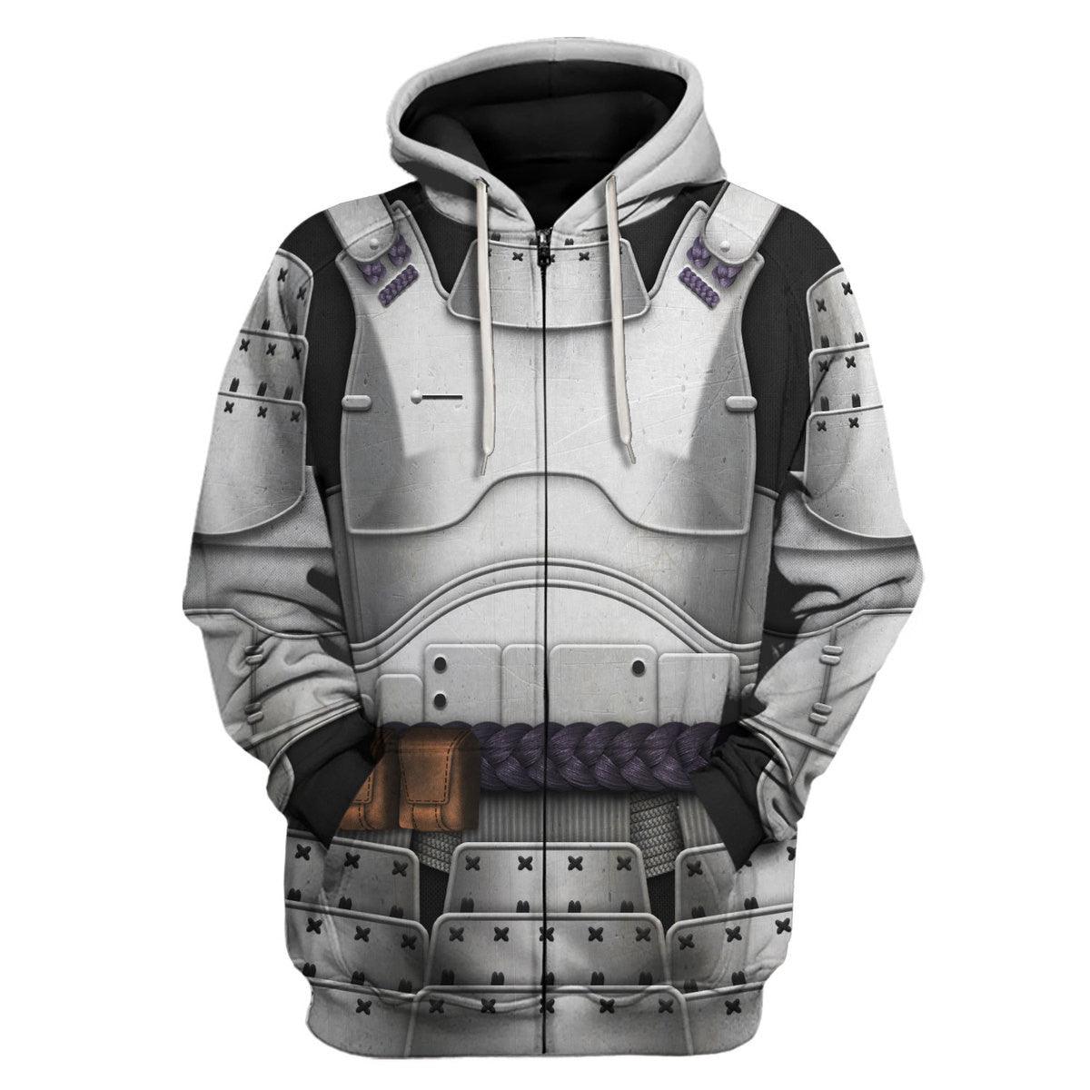 Gearhomie Captain Phasma Samurai Costume Hoodie Sweatshirt T-Shirt Sweatpants - Gearhomie.com