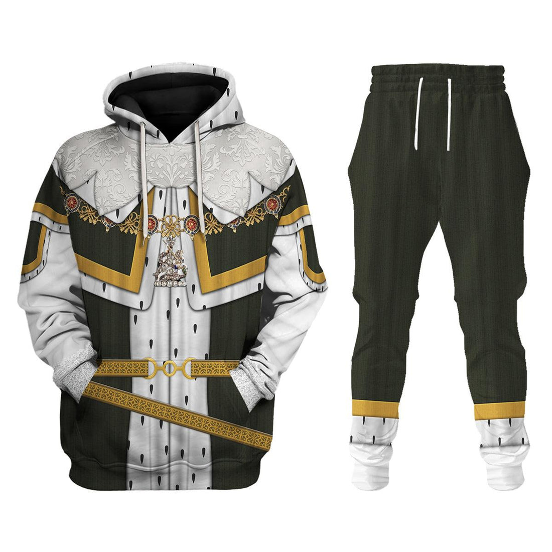Gearhomie Charles I of England Costume Hoodie Sweatshirt T-Shirt Tracksuit - Gearhomie.com