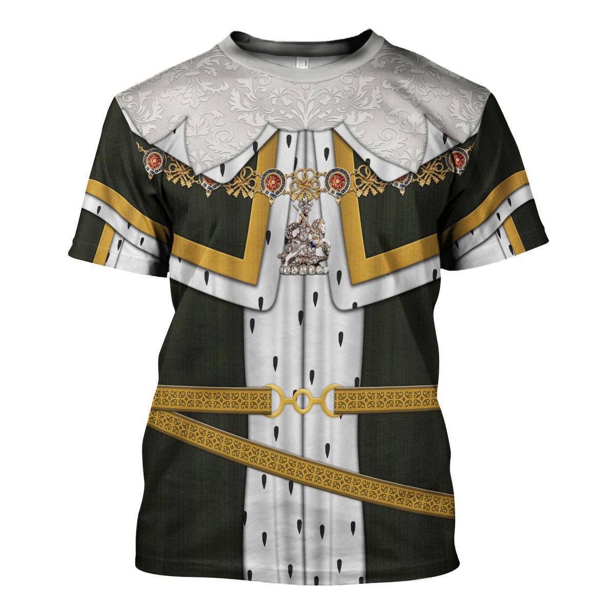 Gearhomie Charles I of England Costume Hoodie Sweatshirt T-Shirt Tracksuit - Gearhomie.com