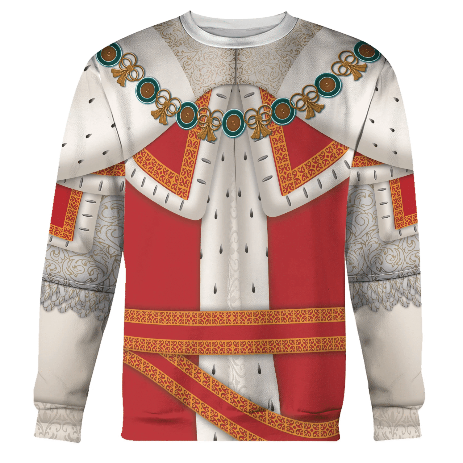 Gearhomie Charles II King of England Costume Hoodie Sweatshirt T-Shirt Tracksuit - Gearhomie.com