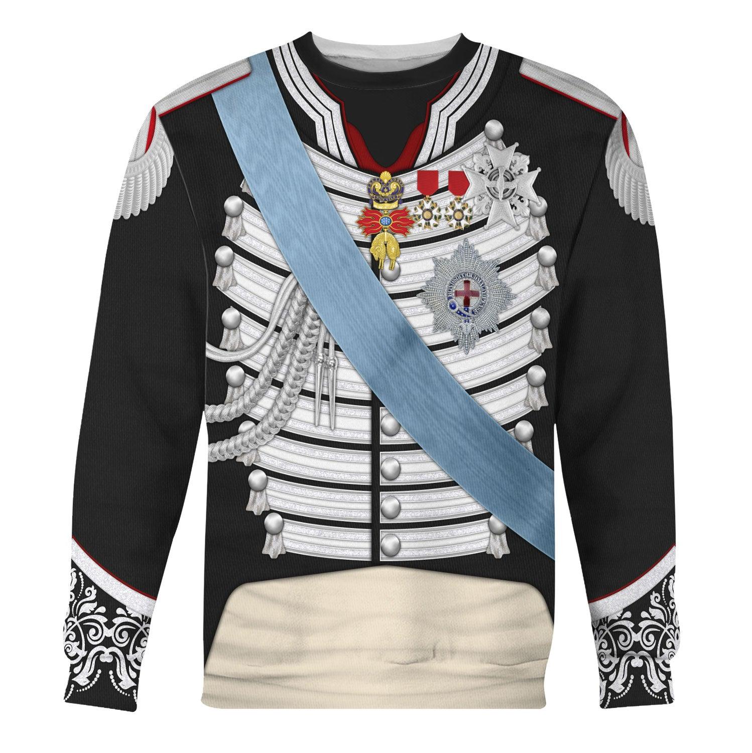 Oodiegang Charles X of France Lawrence Uniform All Over Print Hoodie Sweatshirt T-Shirt Tracksuit - Oodiegang.com
