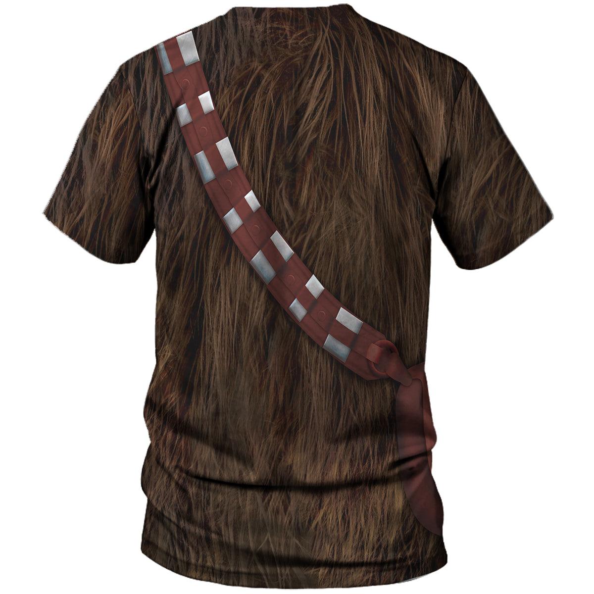 Gearhomie Chewbacca Costume Hoodie Sweatshirt T-Shirt - Gearhomie.com