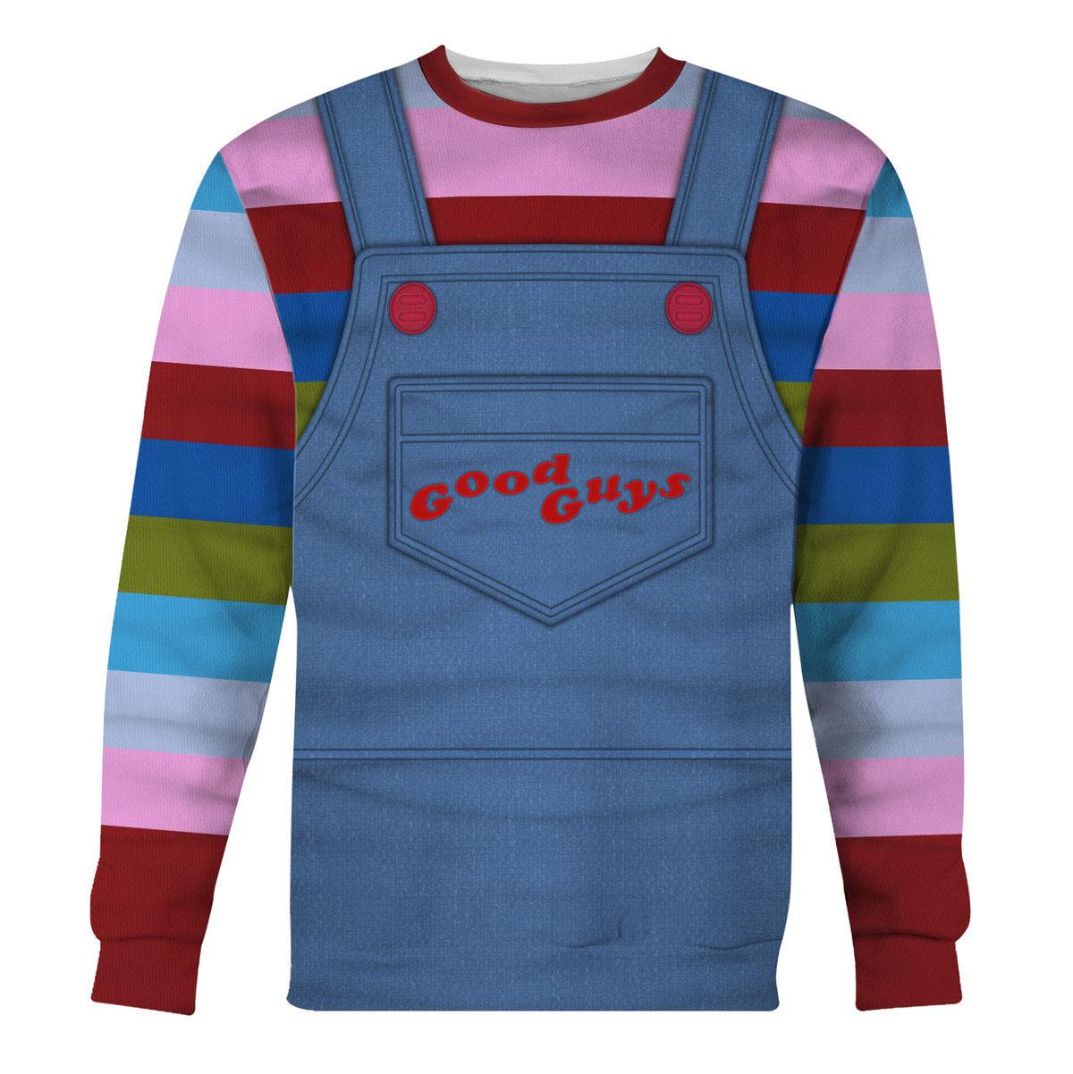 Gearhomie Chucky Costume Hoodie Sweatshirt T-Shirt Tracksuit - Gearhomie.com