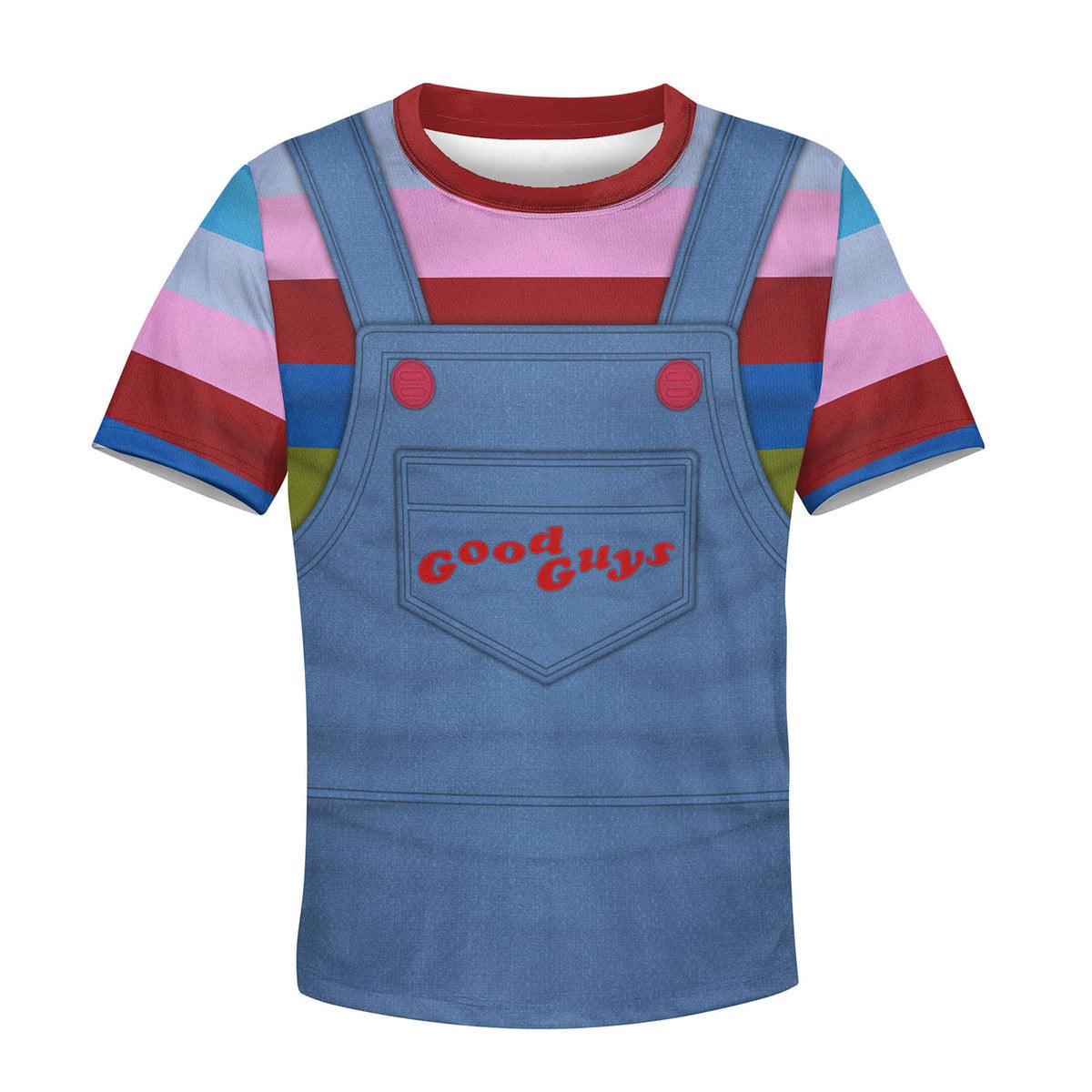 Gearhomie Chucky Costume Kid Hoodie Sweatshirt T-Shirt - Gearhomie.com