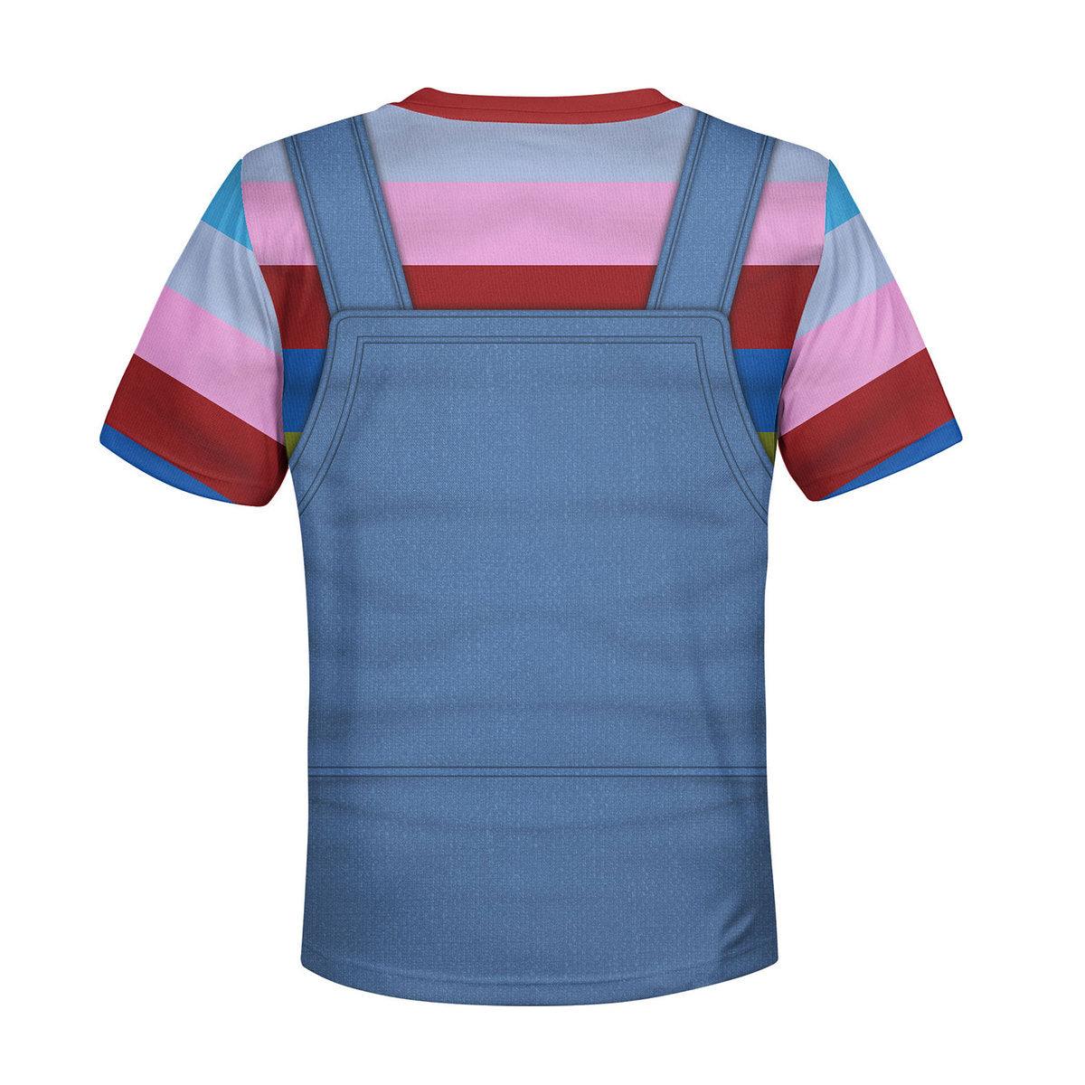 Gearhomie Chucky Costume Kid Hoodie Sweatshirt T-Shirt - Gearhomie.com
