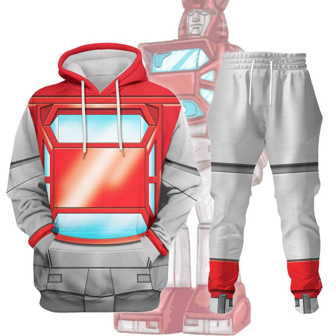 Gearhomie Cliffjumper G1 Costume Cosplay Hoodie Tracksuit - DucG