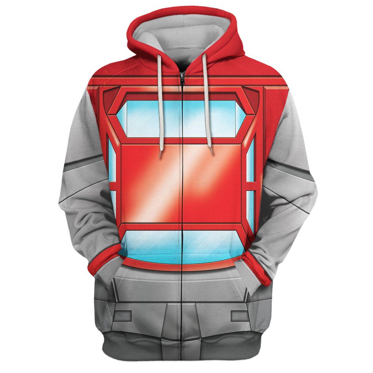 Gearhomie Cliffjumper G1 Costume Cosplay Hoodie Tracksuit - DucG