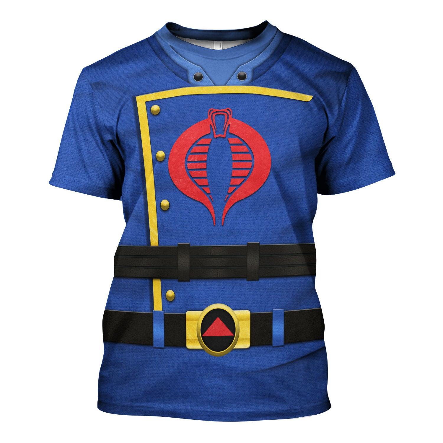 OodieGang Cobra Commander Classic Costumes Hoodie Sweatshirt T-Shirt - OodieGang