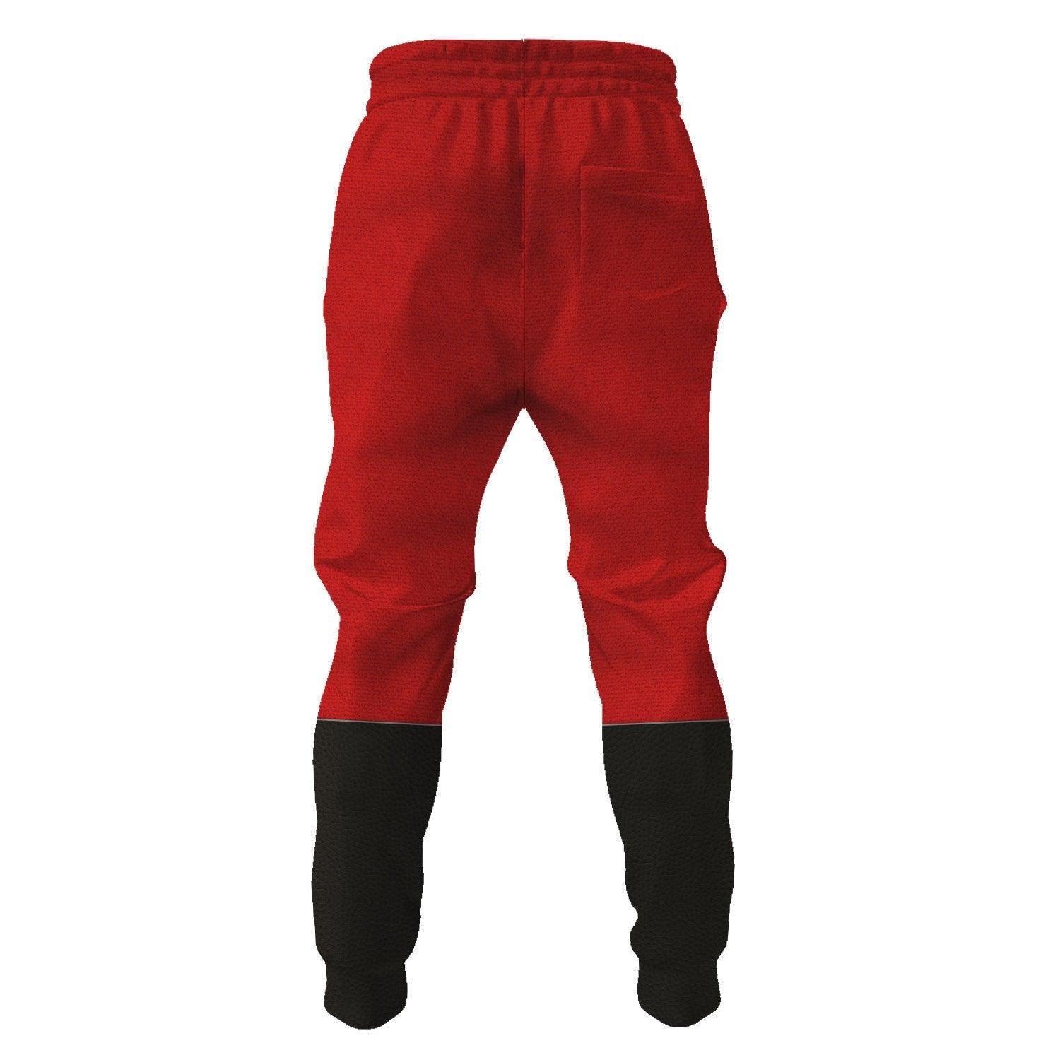 GearHomie Crimson Guard (G.I. Joe) Costumes Hoodie Sweatshirt T-Shirt Tracksuit - DucG