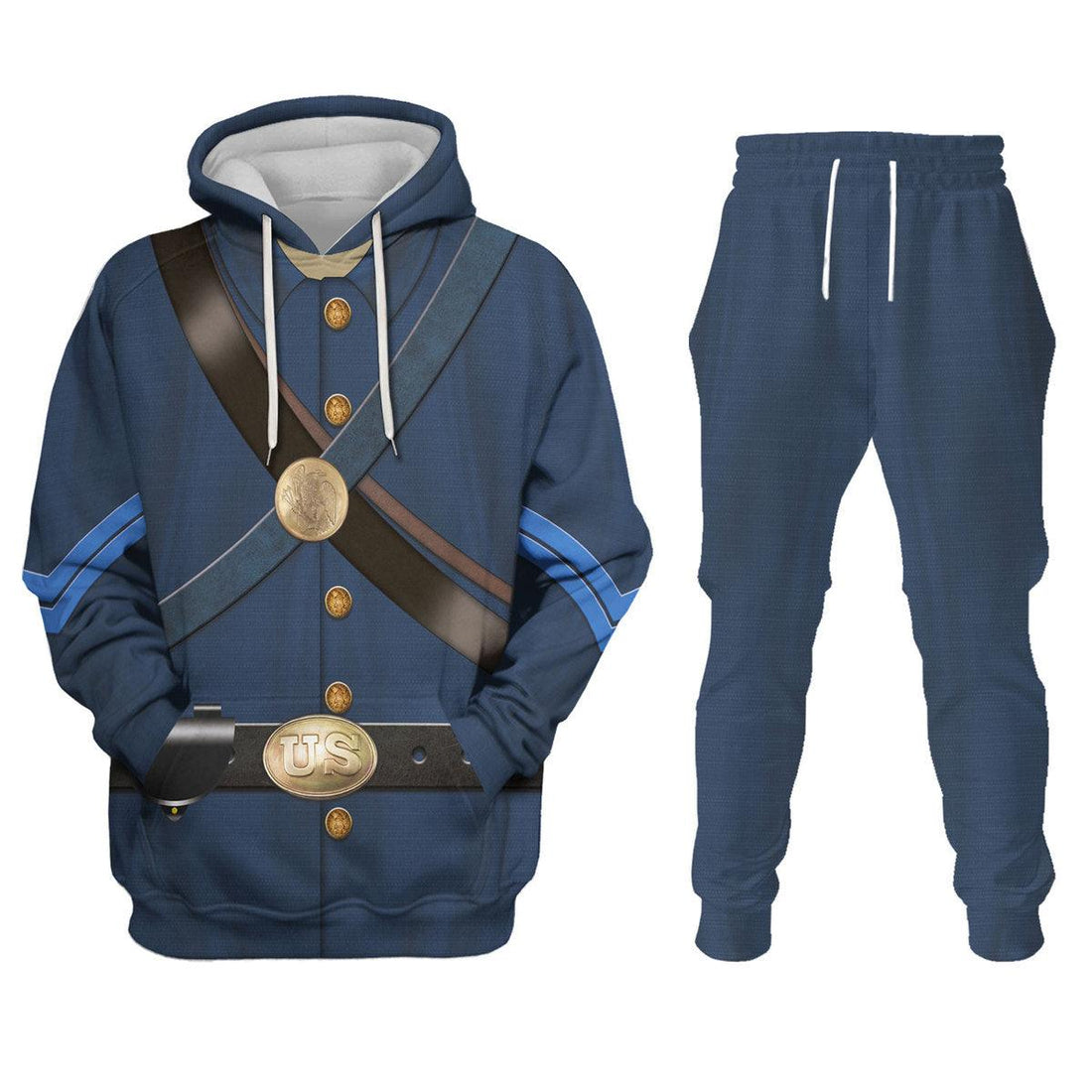Gearhomie CW Uniforms of Blue Uniform All Over Print Hoodie Sweatshirt T-Shirt Tracksuit - Gearhomie.com