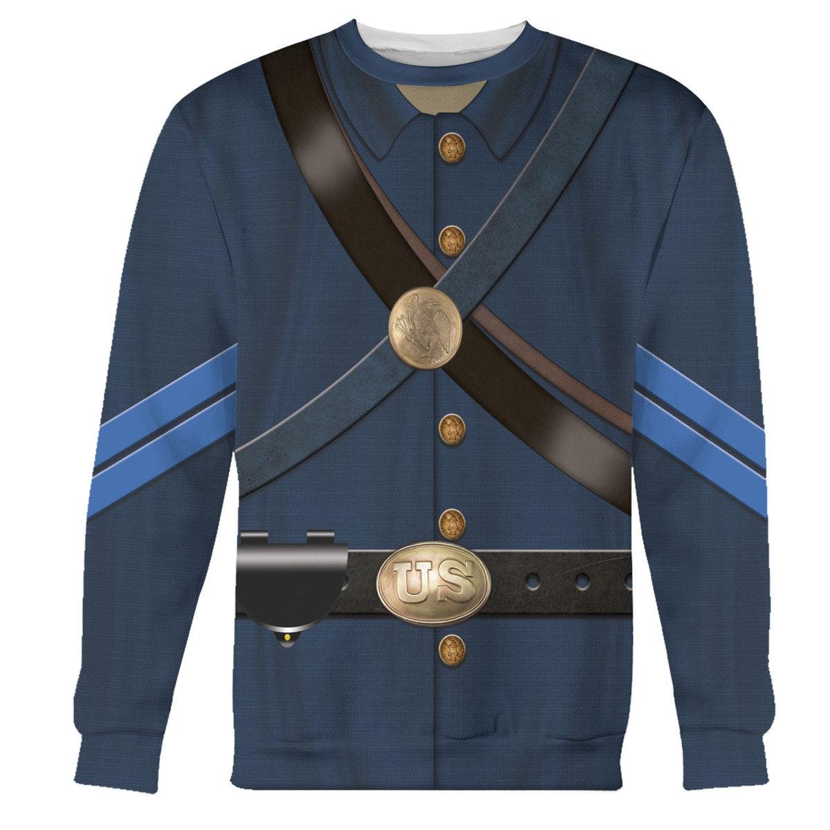 Gearhomie CW Uniforms of Blue Uniform All Over Print Hoodie Sweatshirt T-Shirt Tracksuit - Gearhomie.com