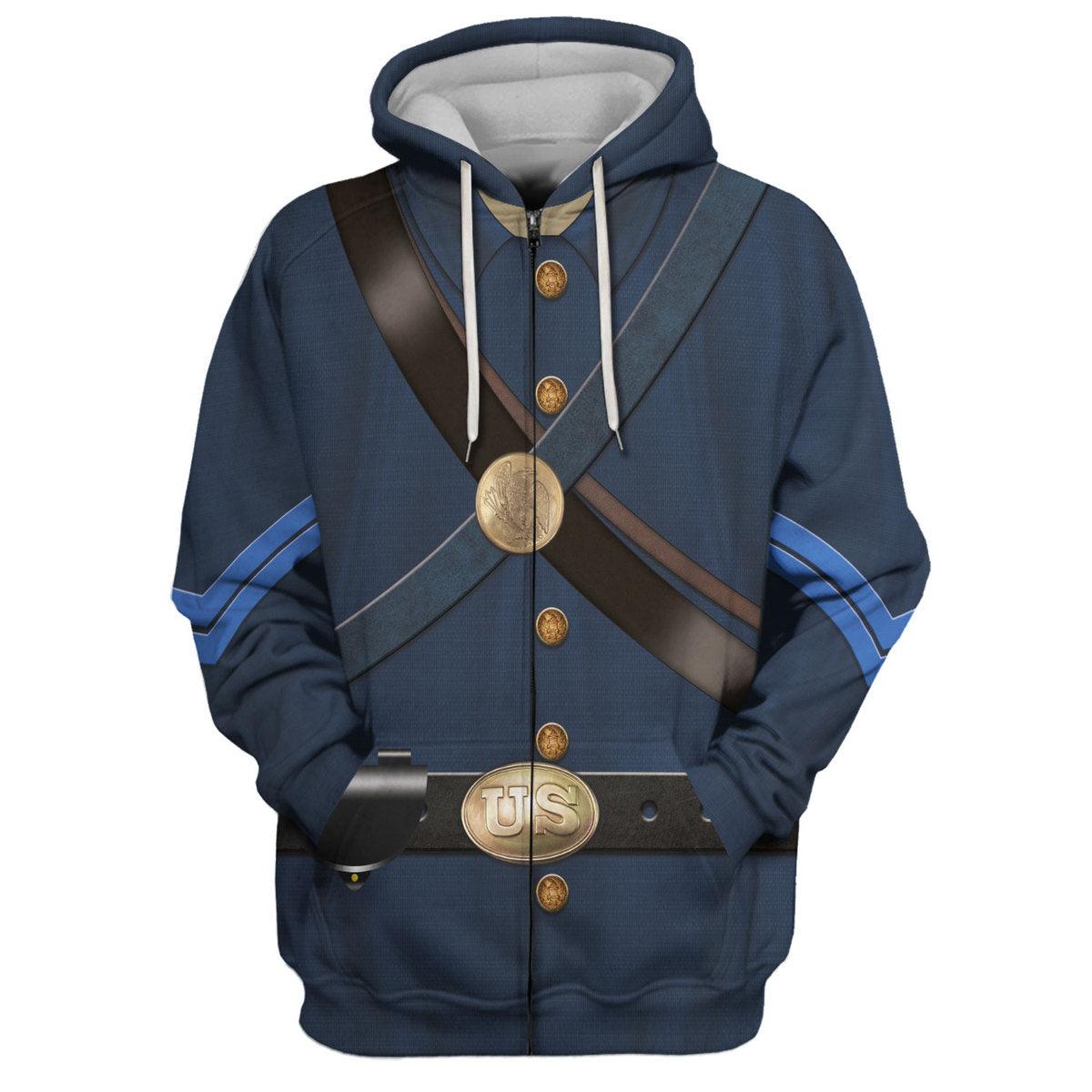 Gearhomie CW Uniforms of Blue Uniform All Over Print Hoodie Sweatshirt T-Shirt Tracksuit - Gearhomie.com