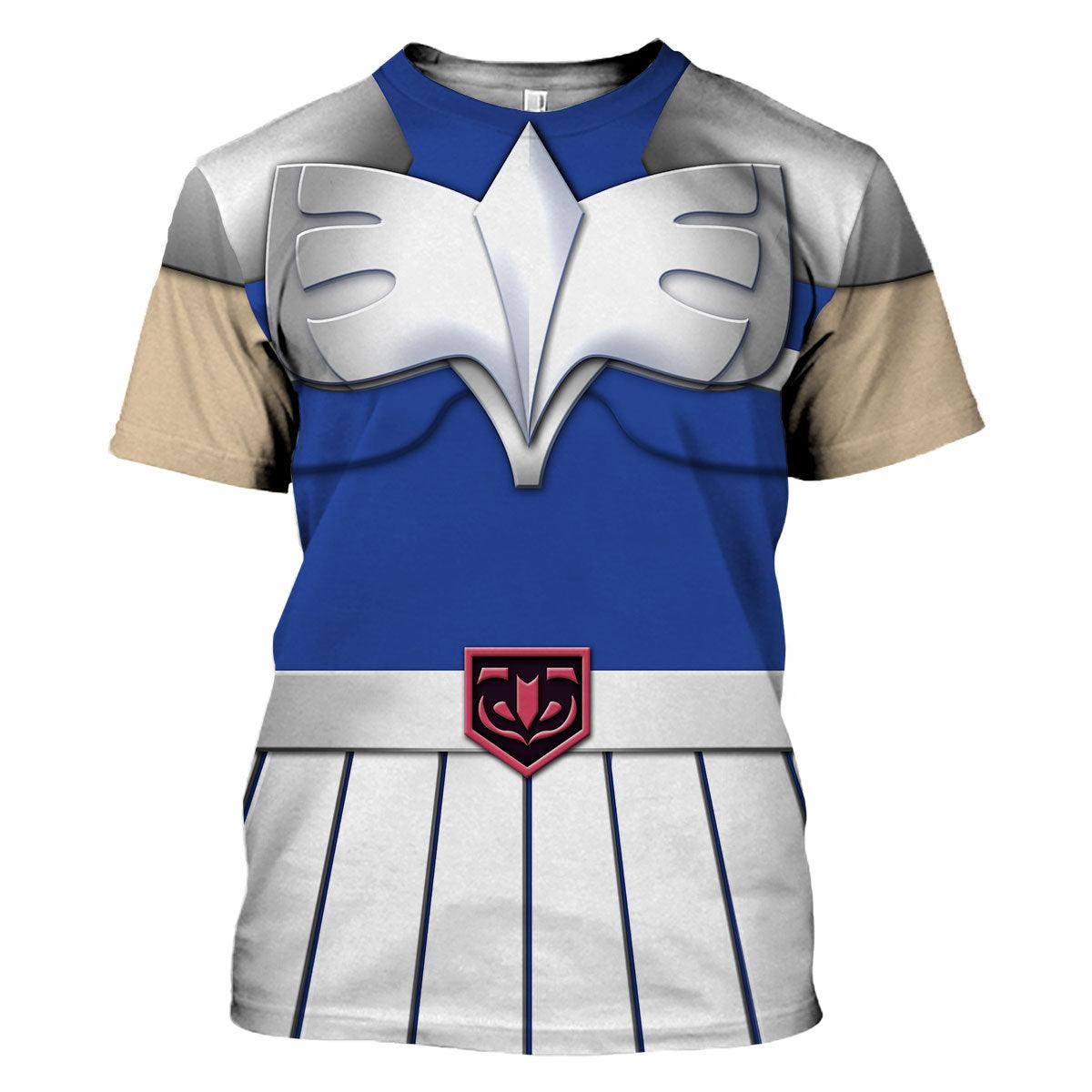 Gearhomie Cygnus Hyoga Saint Seiya Costume Hoodie Sweatshirt T-Shirt Tracksuit - DucG
