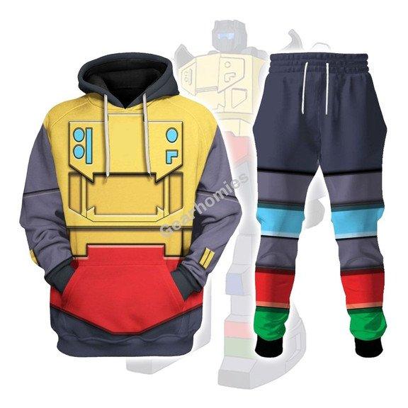 Gearhomie Dinobots Grimlock G1 Costume Cosplay Hoodie Tracksuit - DucG